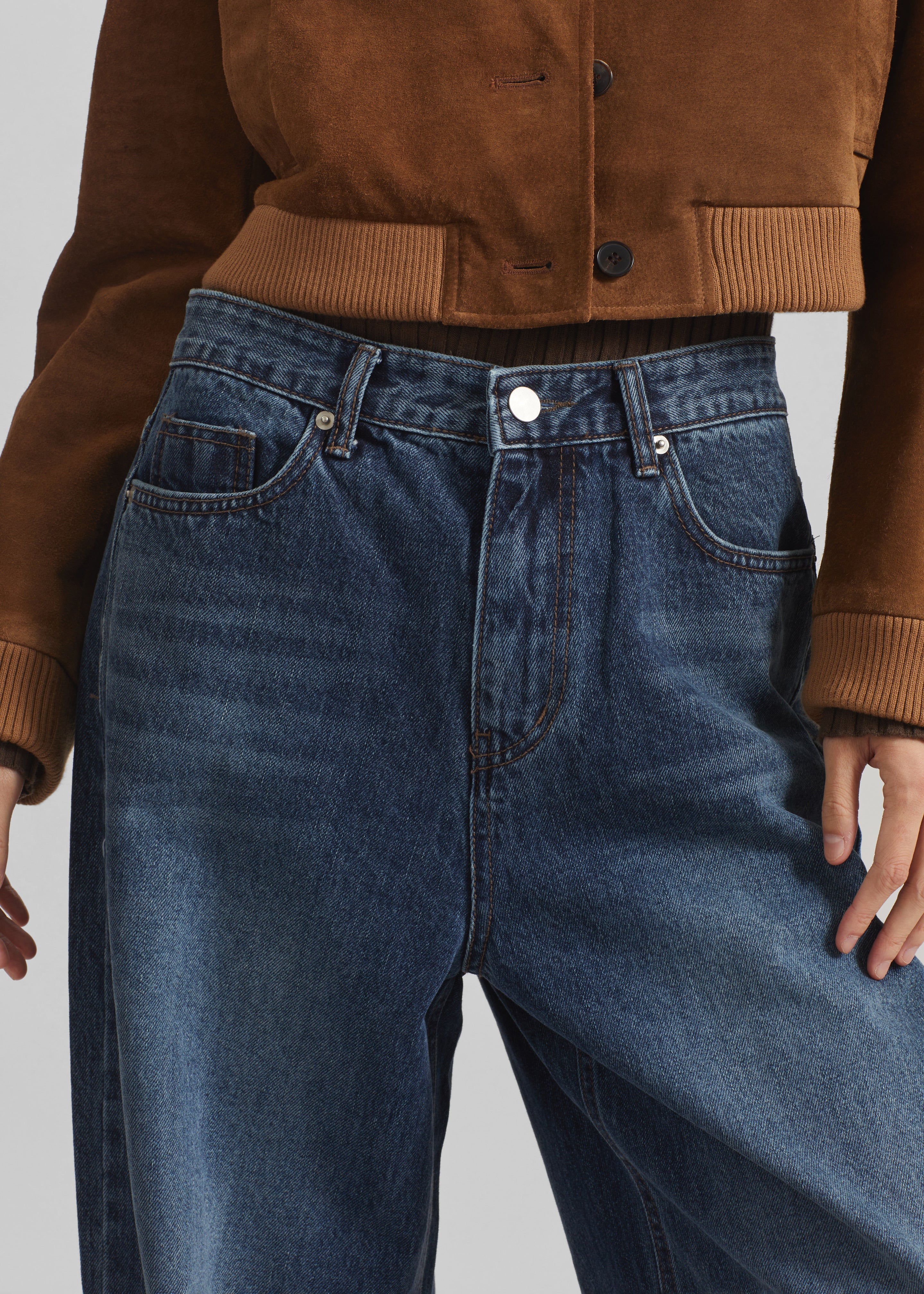 Larvik Wide Jeans - Medium Wash - Image 5