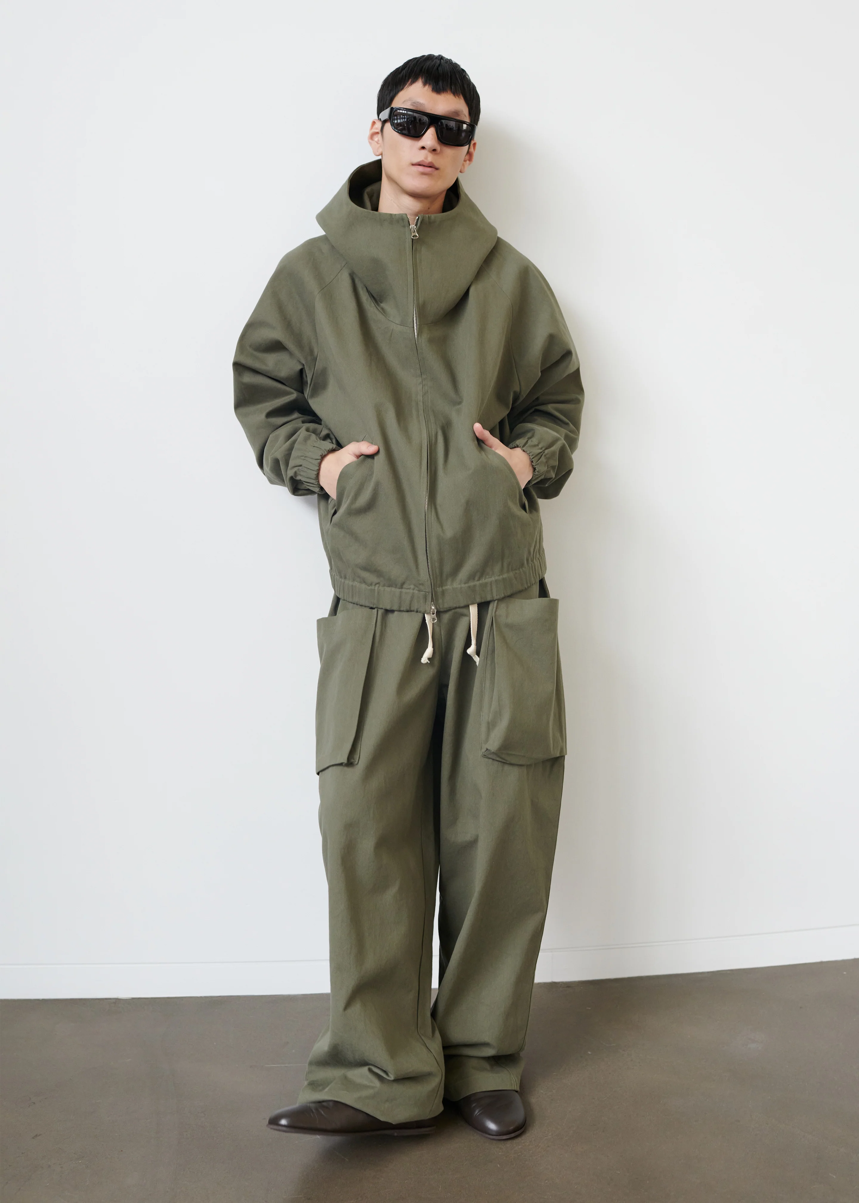Lauri Drawstring Cargo Pants - Khaki - Image 4