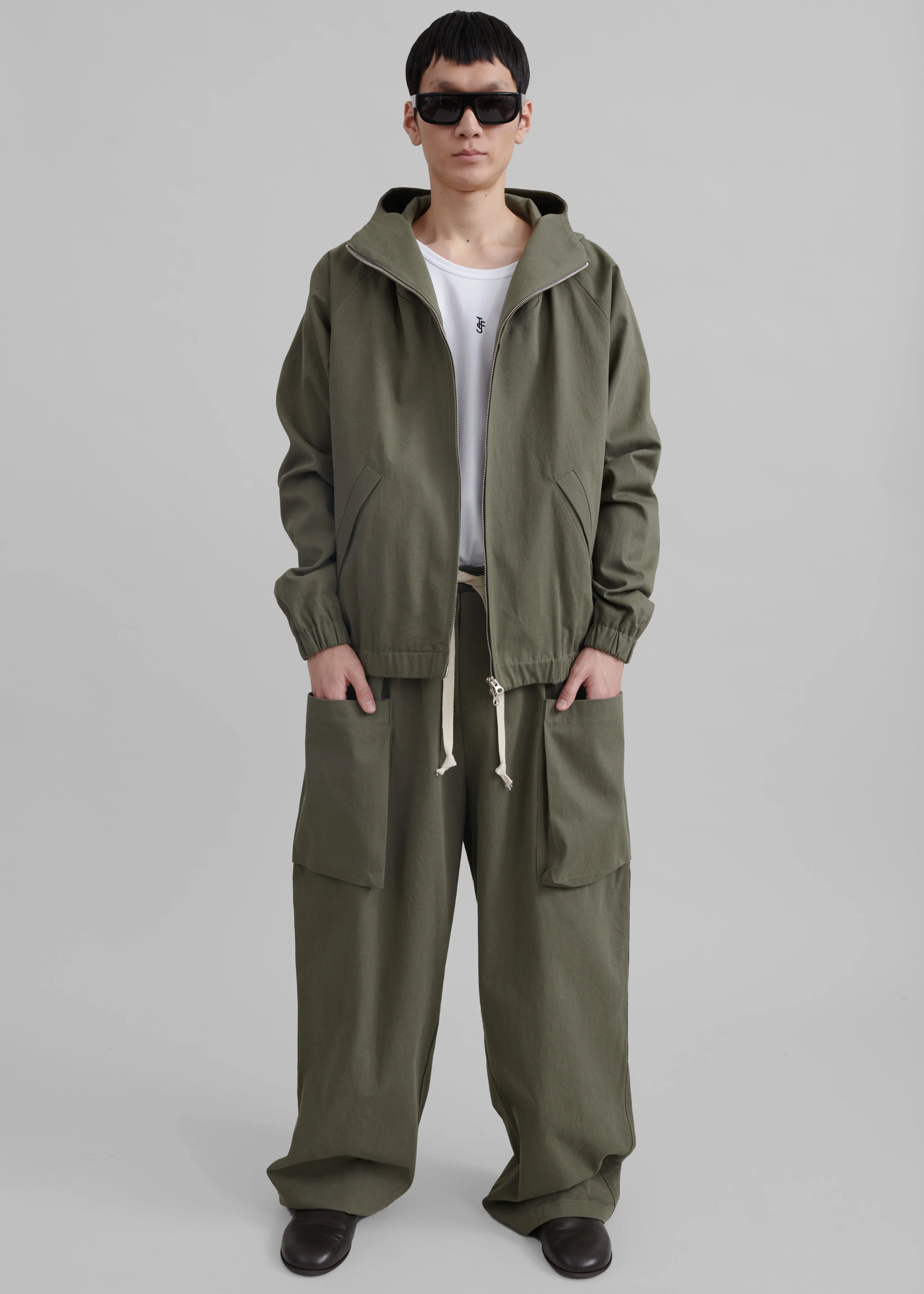 Lauri Drawstring Cargo Pants - Khaki - Image 5