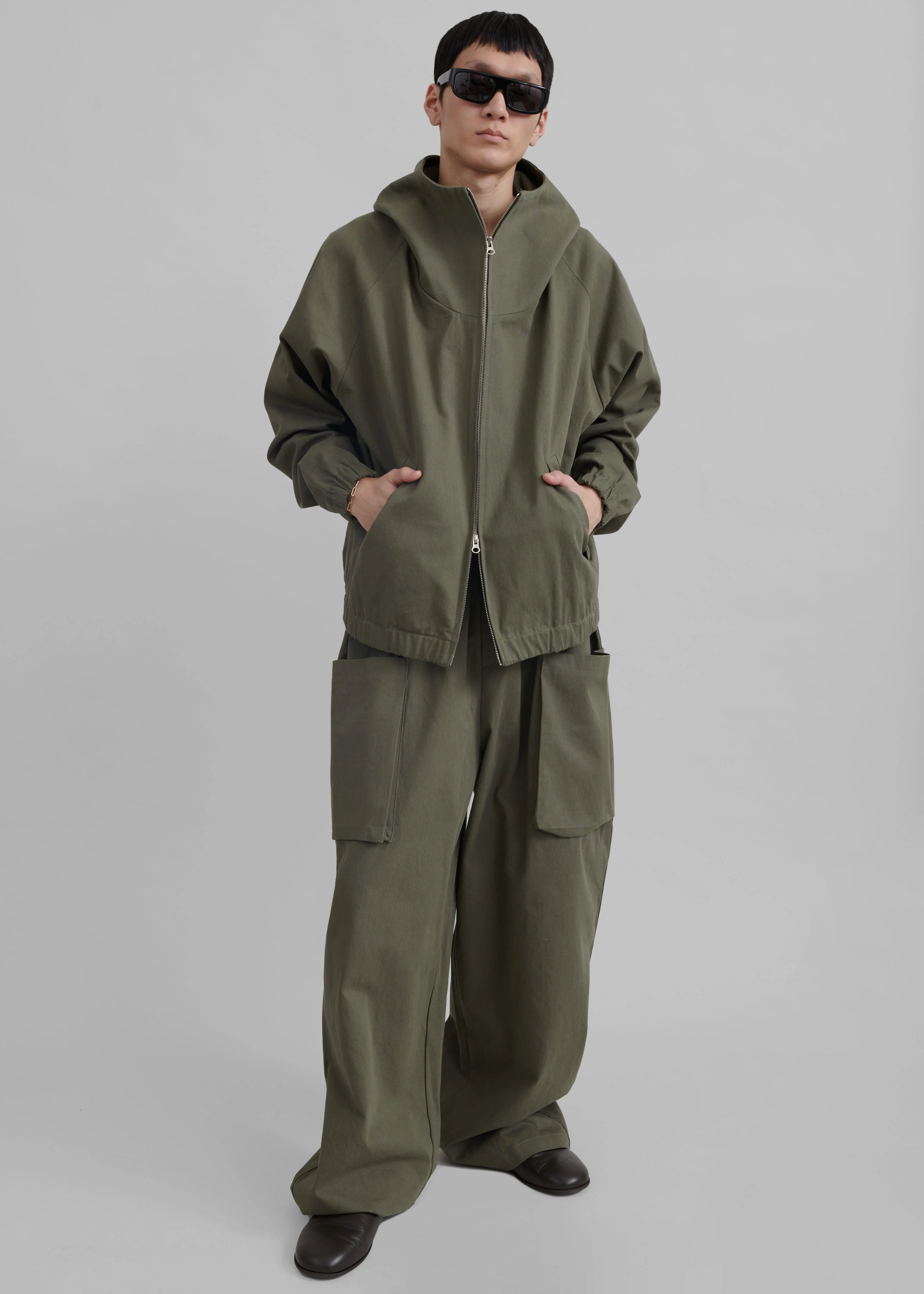 Lauri Hooded Jacket - Khaki - Image 7