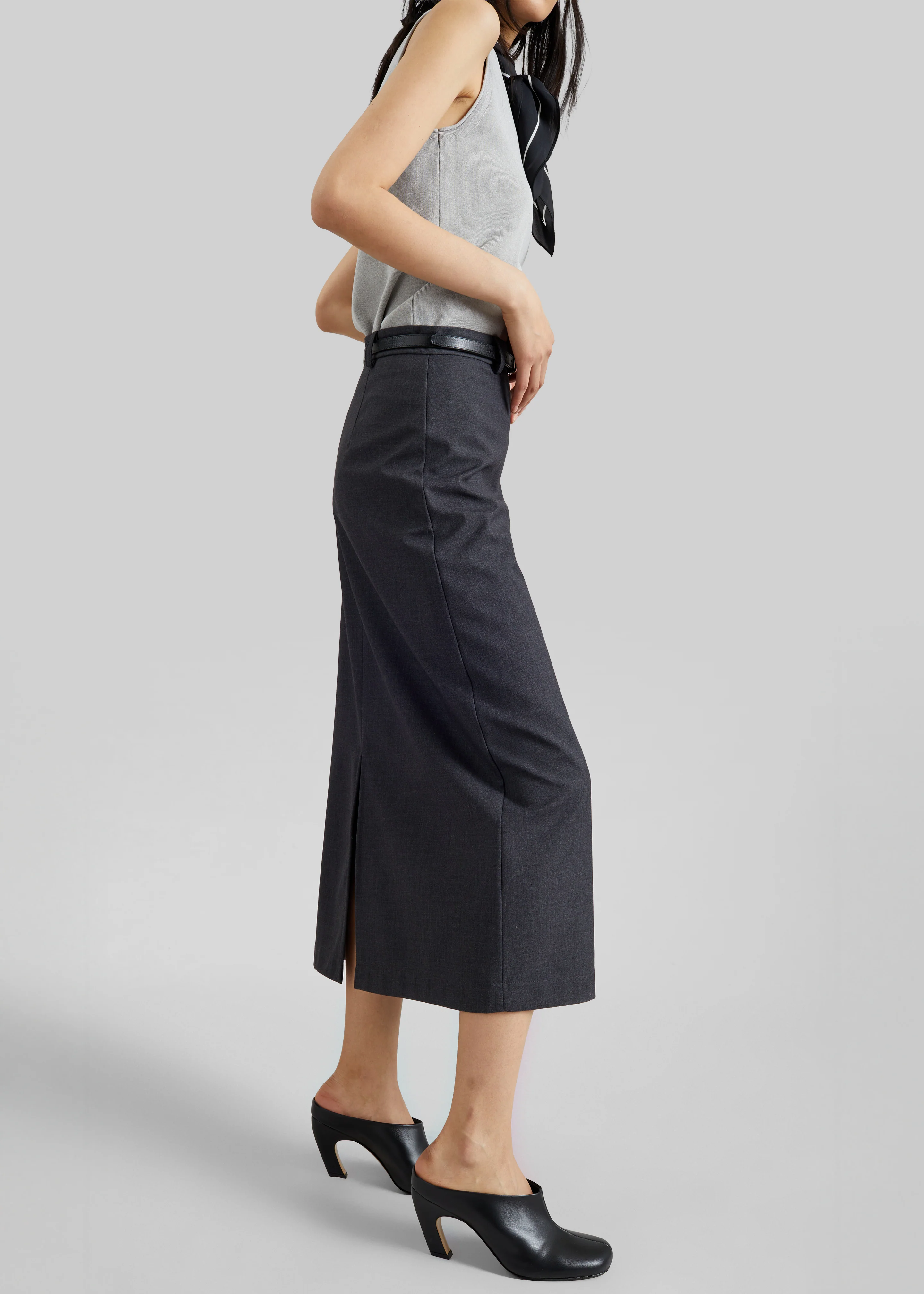 Le Monde Beryl Mica Mules - Black - Image 2