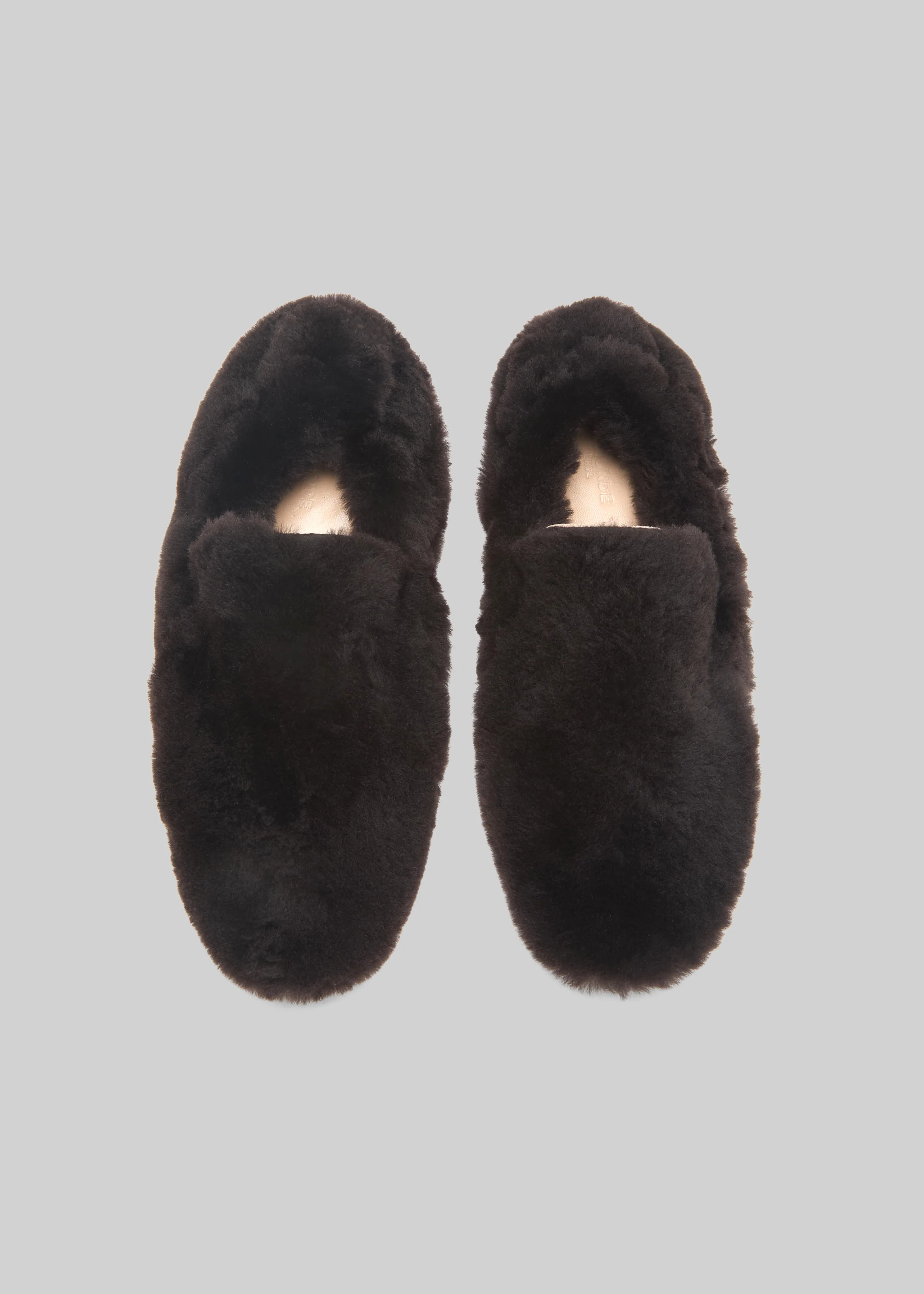 Le Monde Beryl Orlando Mocassin Shearling - Chocolate - Image 2