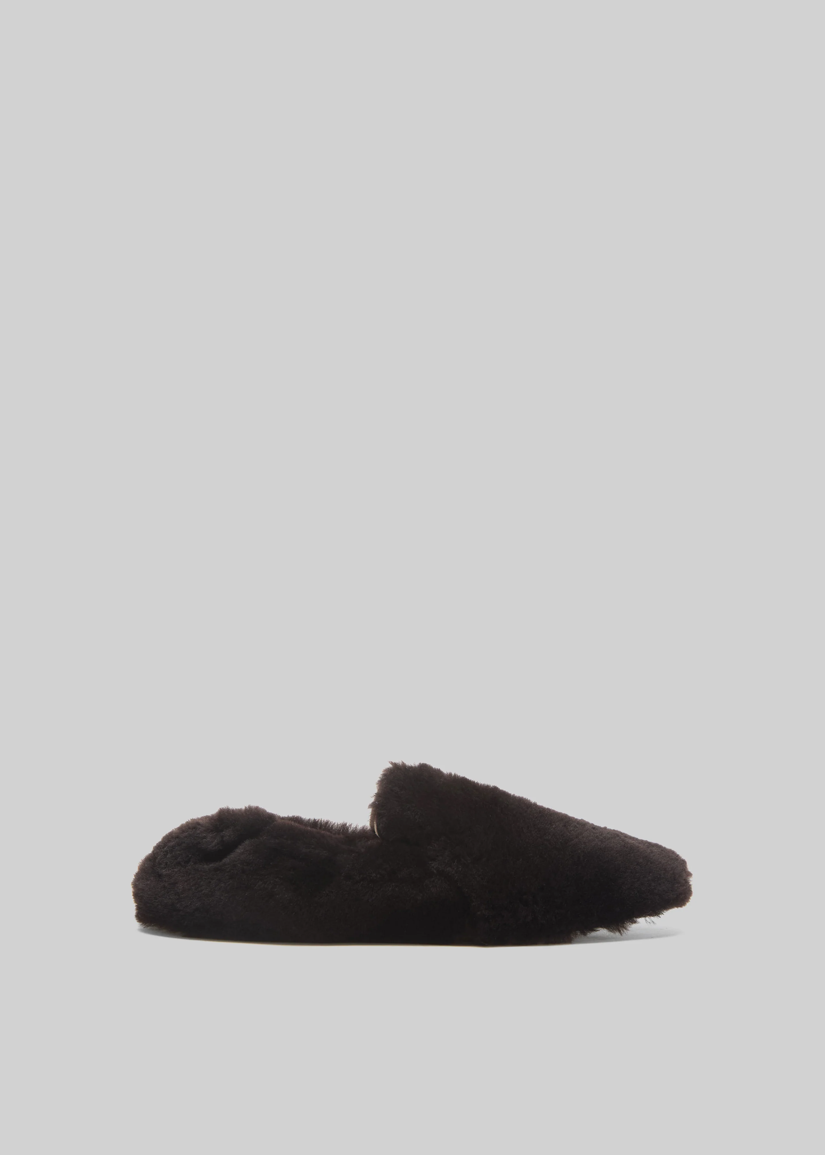 Le Monde Beryl Orlando Mocassin Shearling - Chocolate - Image 3