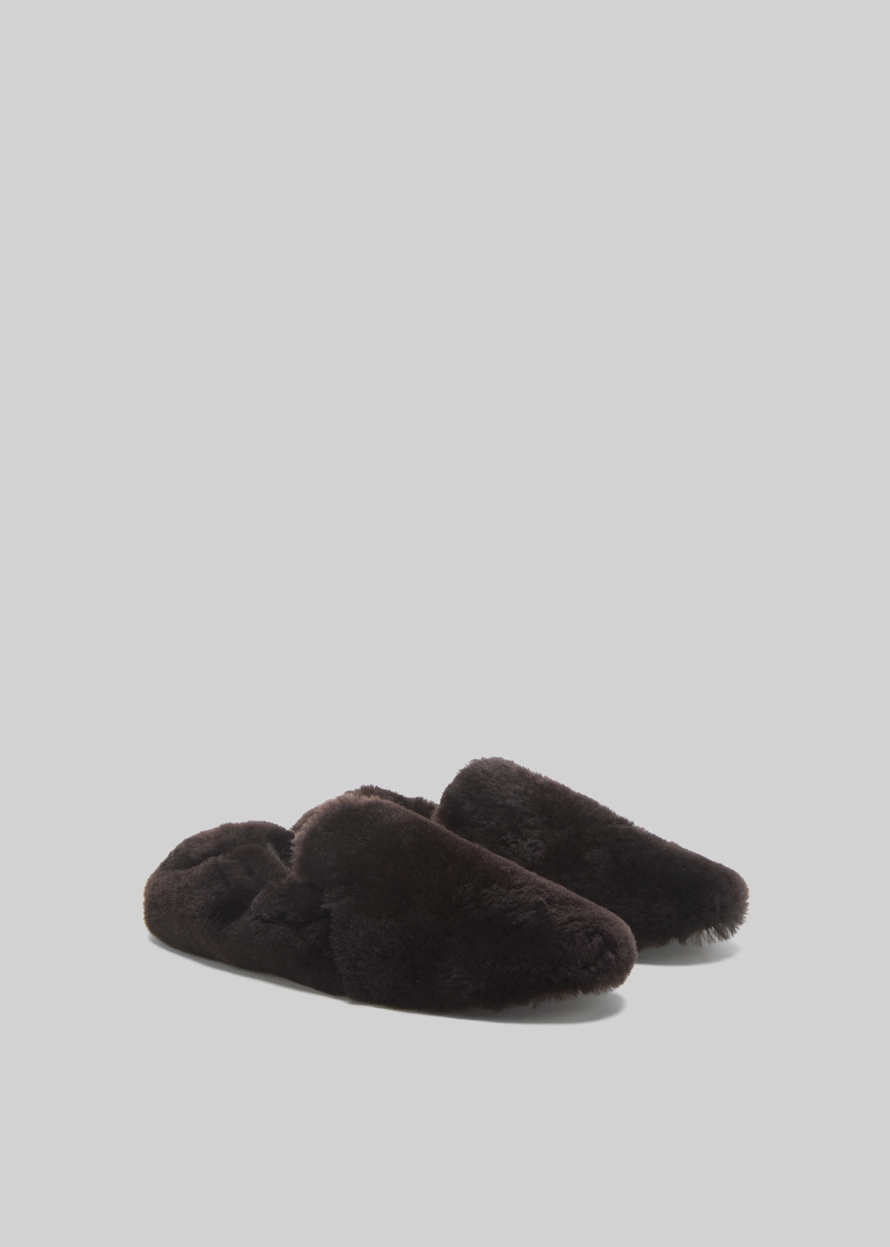 Le Monde Beryl Orlando Mocassin Shearling - Chocolate - Image 4