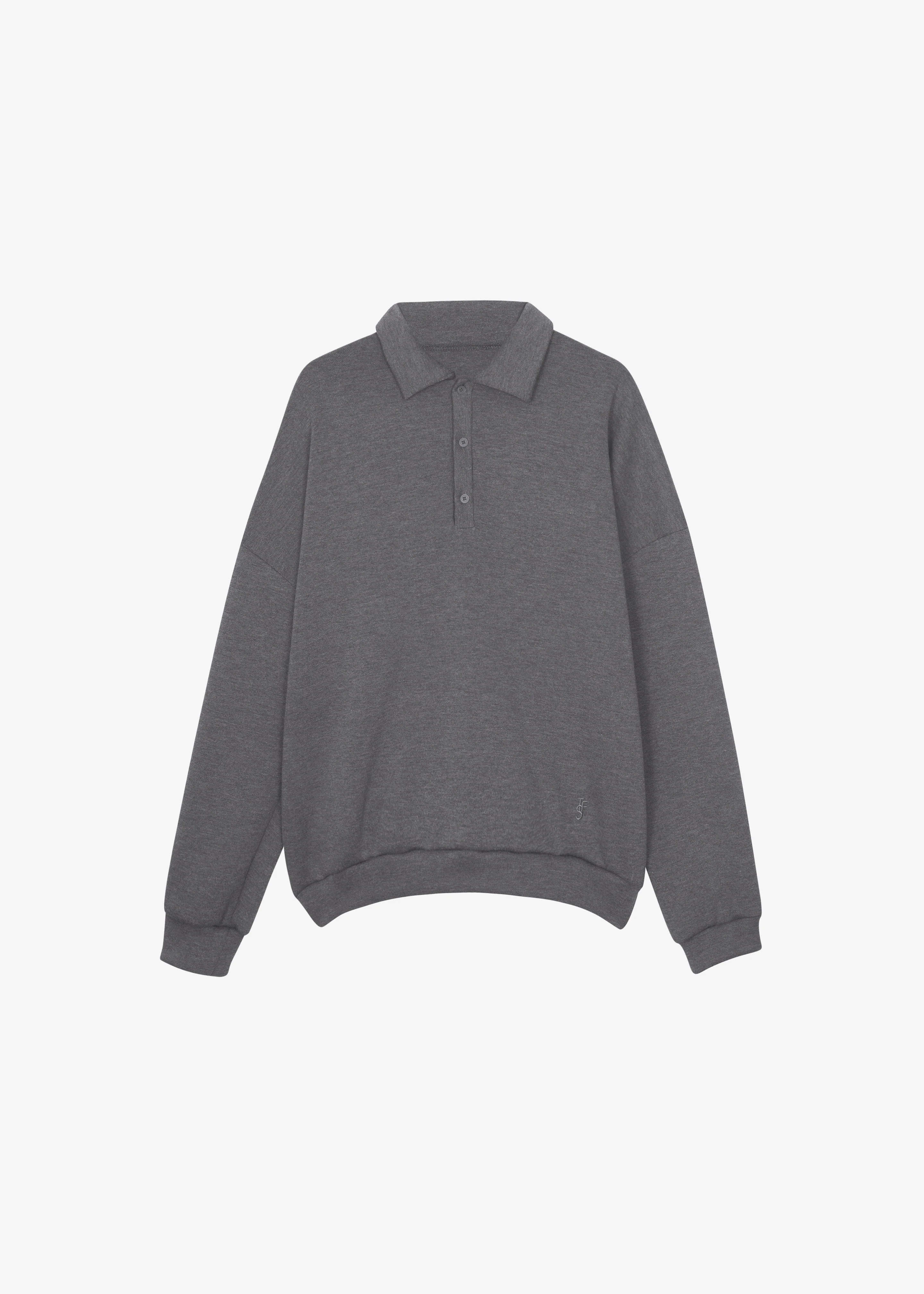 Lenham Polo Sweatshirt - Grey - Image 8