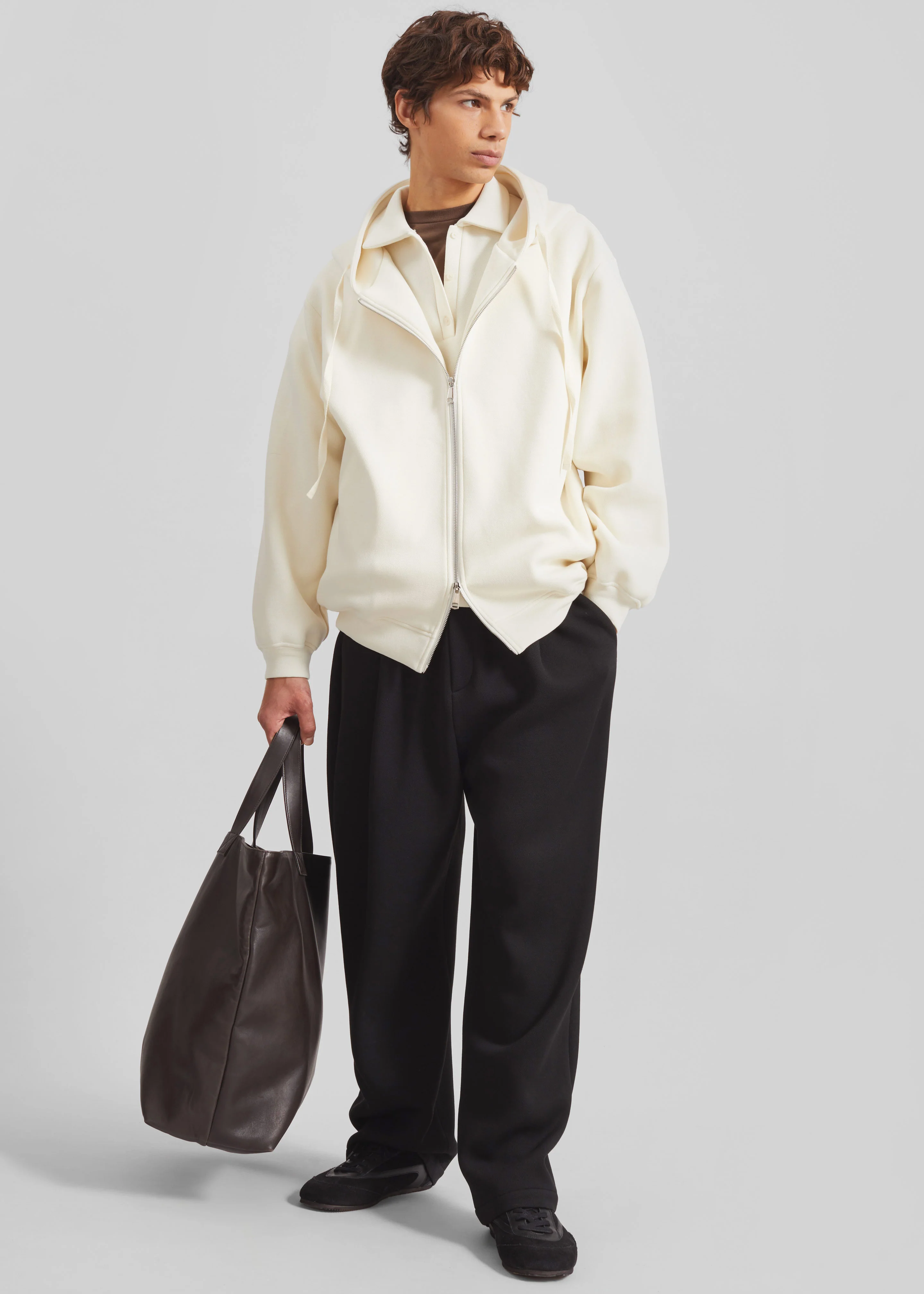Lenham Polo Sweatshirt - Ivory - Image 6