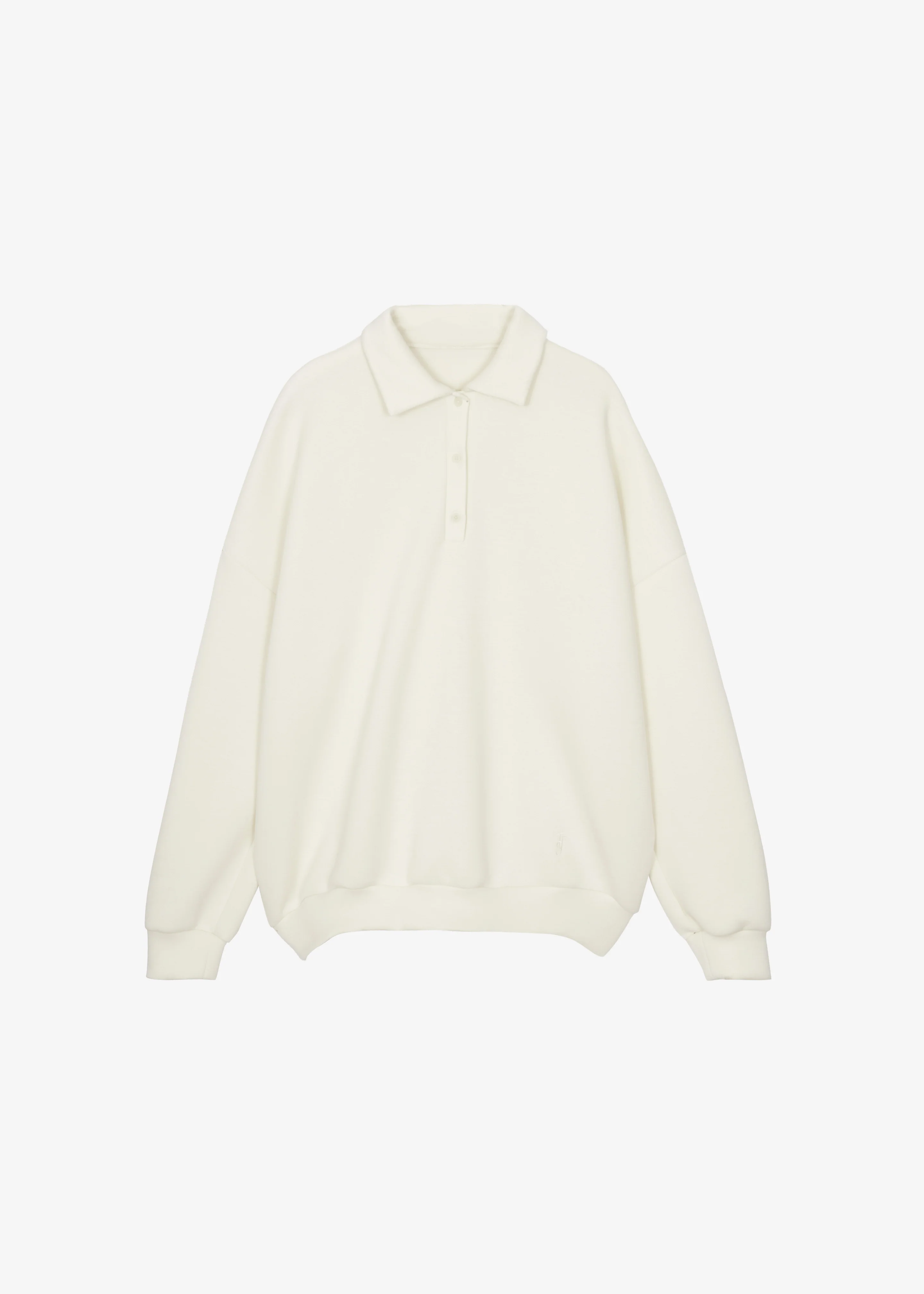 Lenham Polo Sweatshirt - Ivory - Image 8