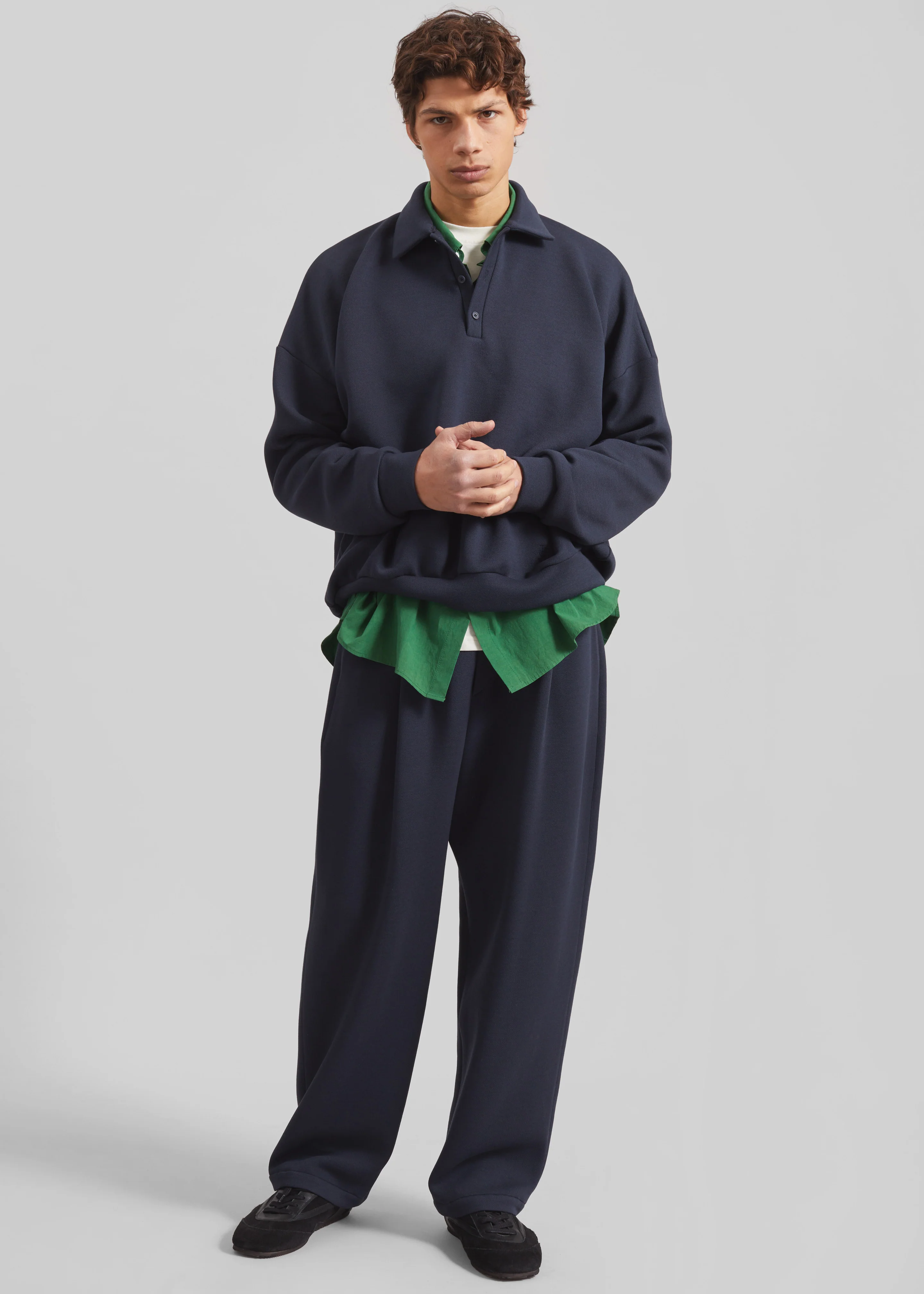 Lenham Straight Pants - Navy - Image 6