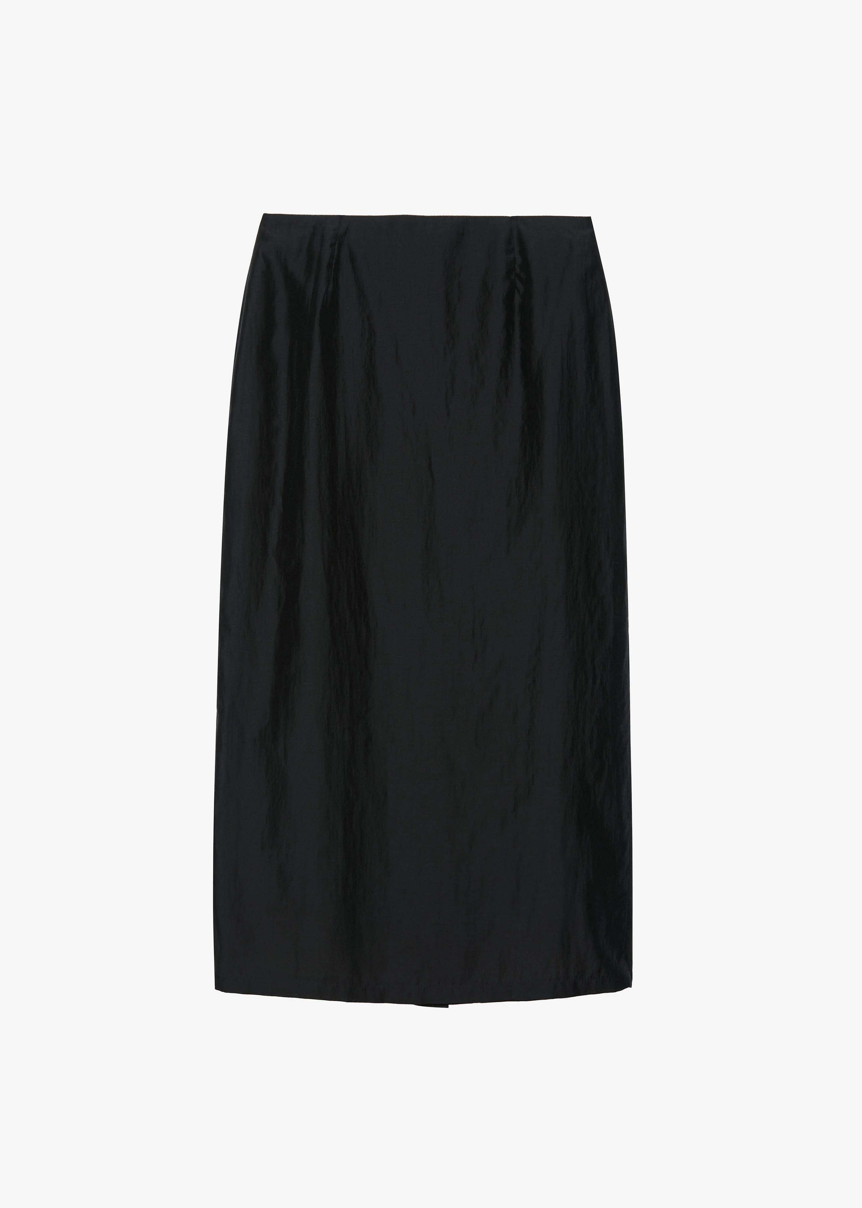 Lenore Semi Sheer Midi Skirt - Black - Image 9