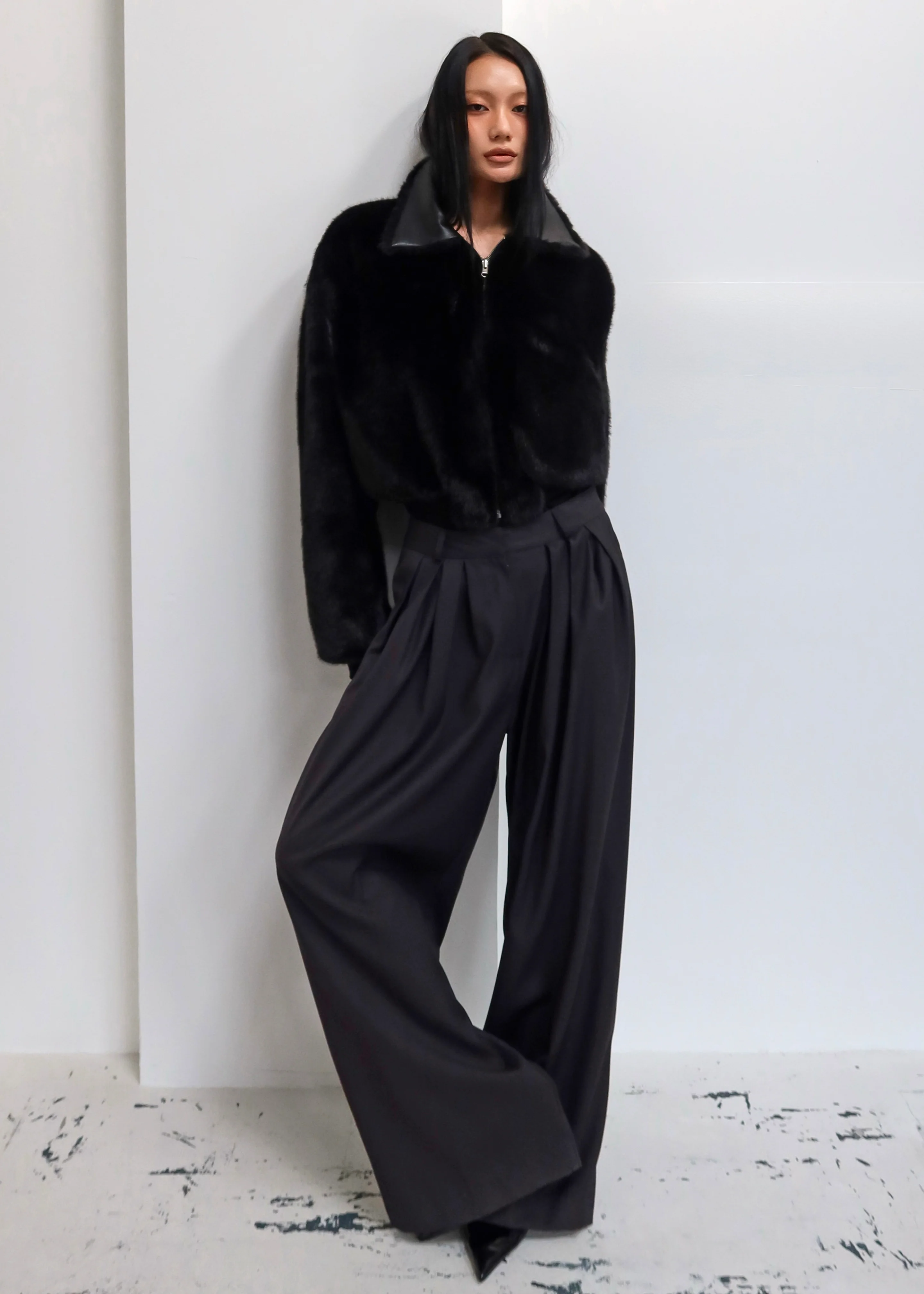 Leoben Reversible Bomber Jacket - Black - Image 5