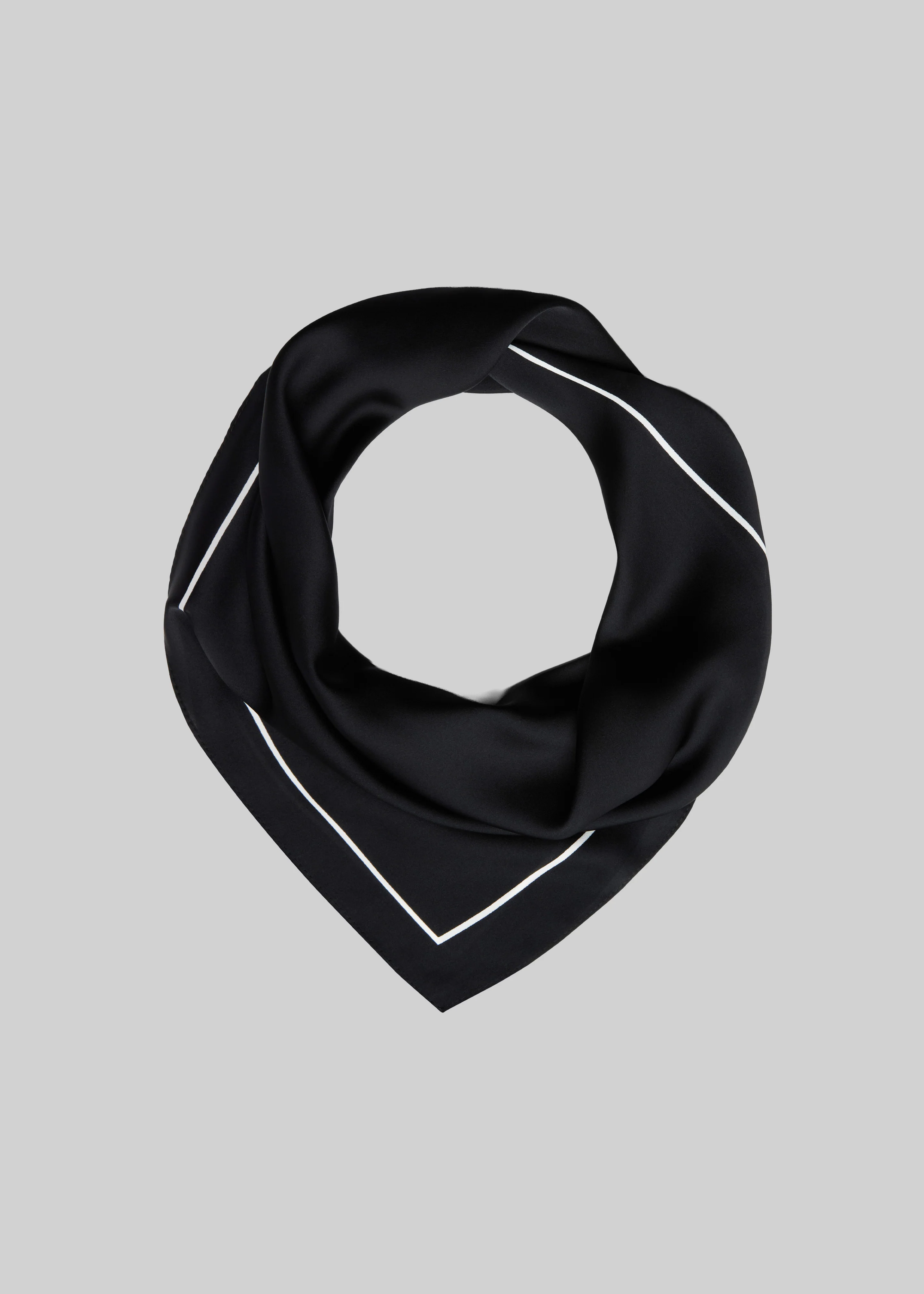 Lerici Square Scarf - Black - Image 2