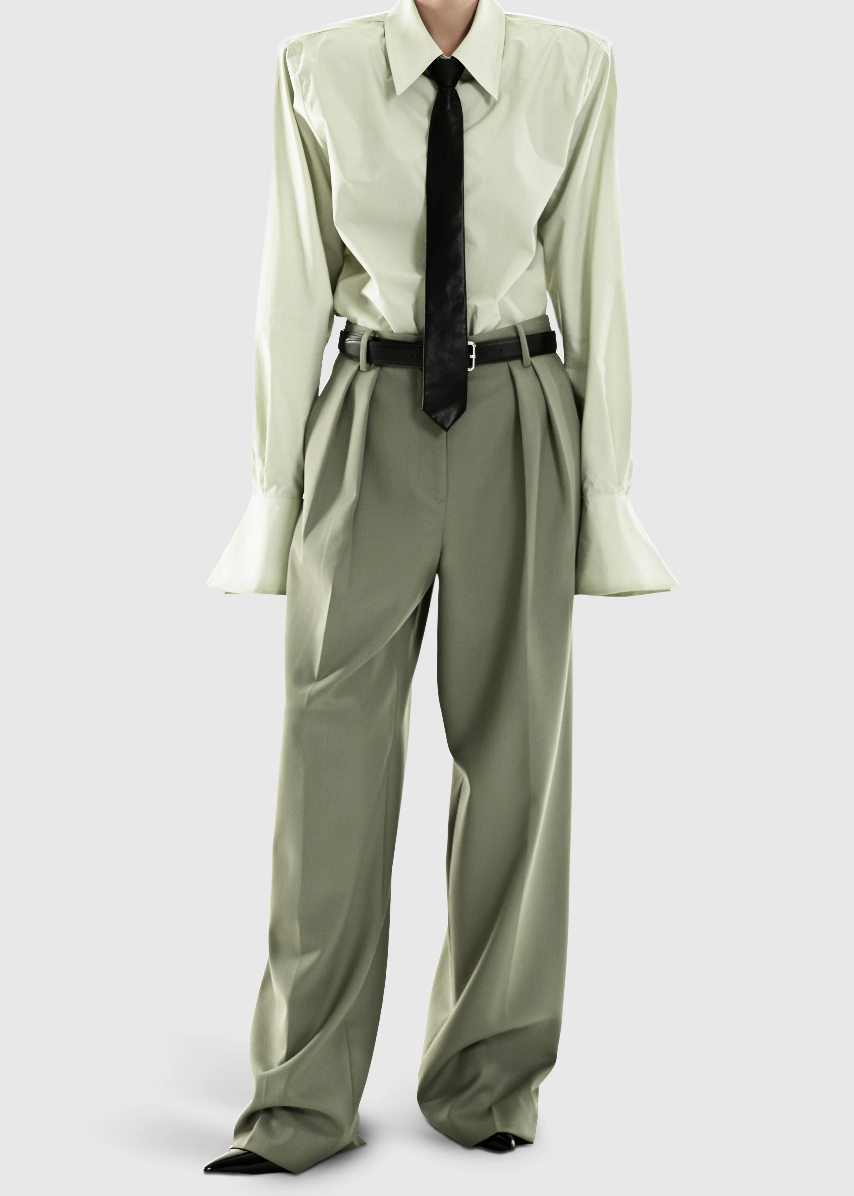 Leuven Padded Shirt - Sage - Image 7