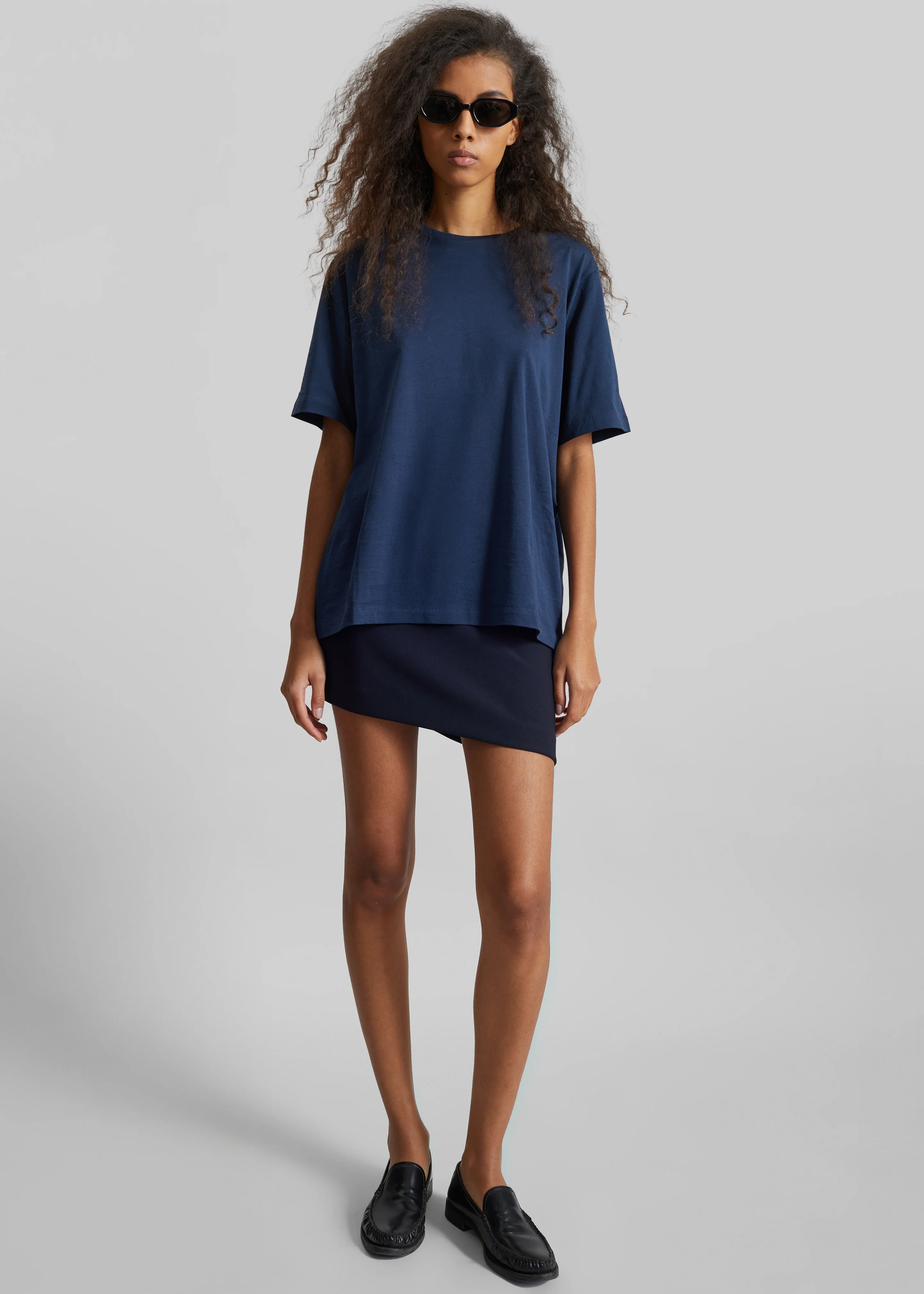 Lille Mini Skirt - Navy - Image 4