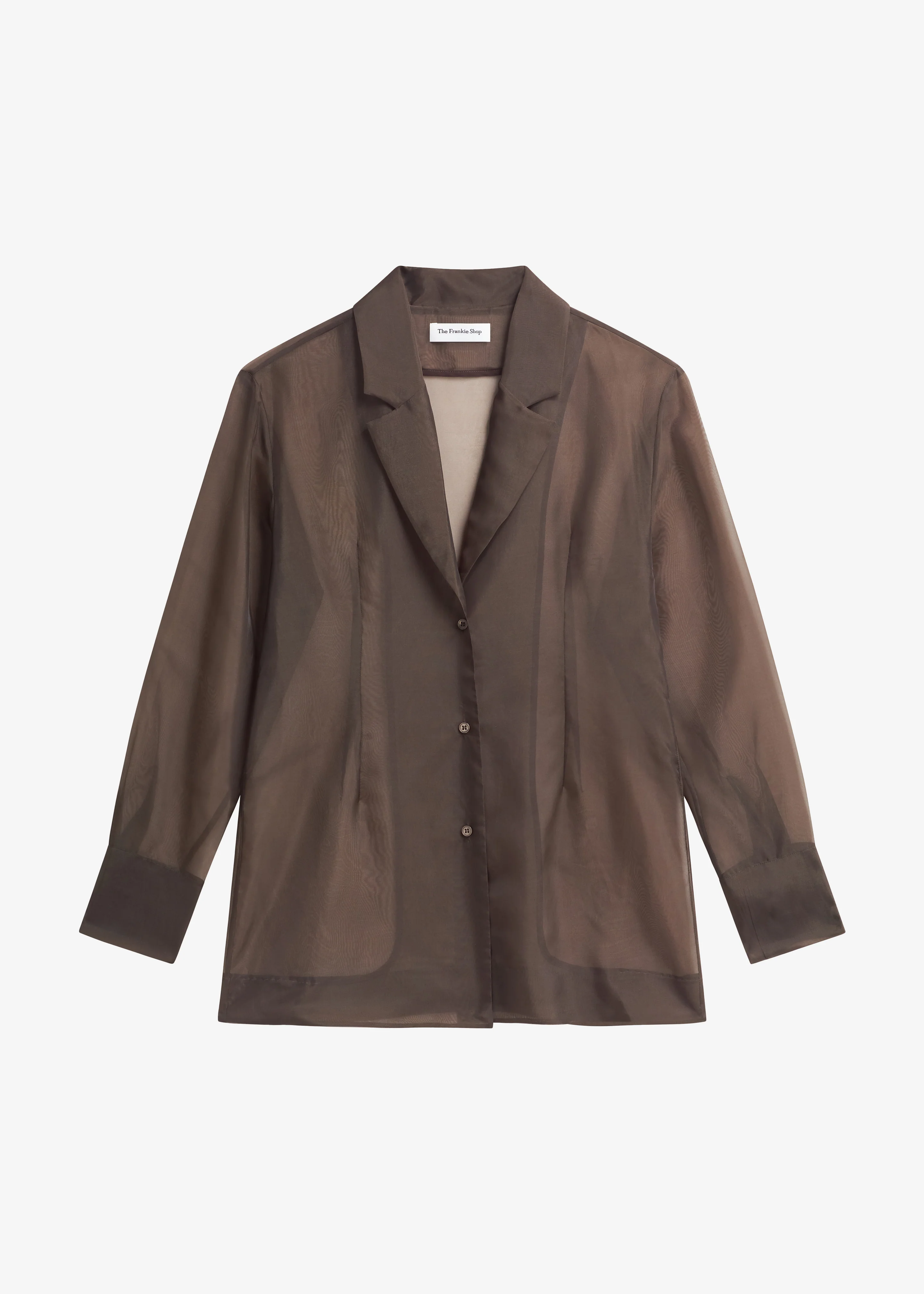 Lise Sheer Blazer - Brown - Image 7