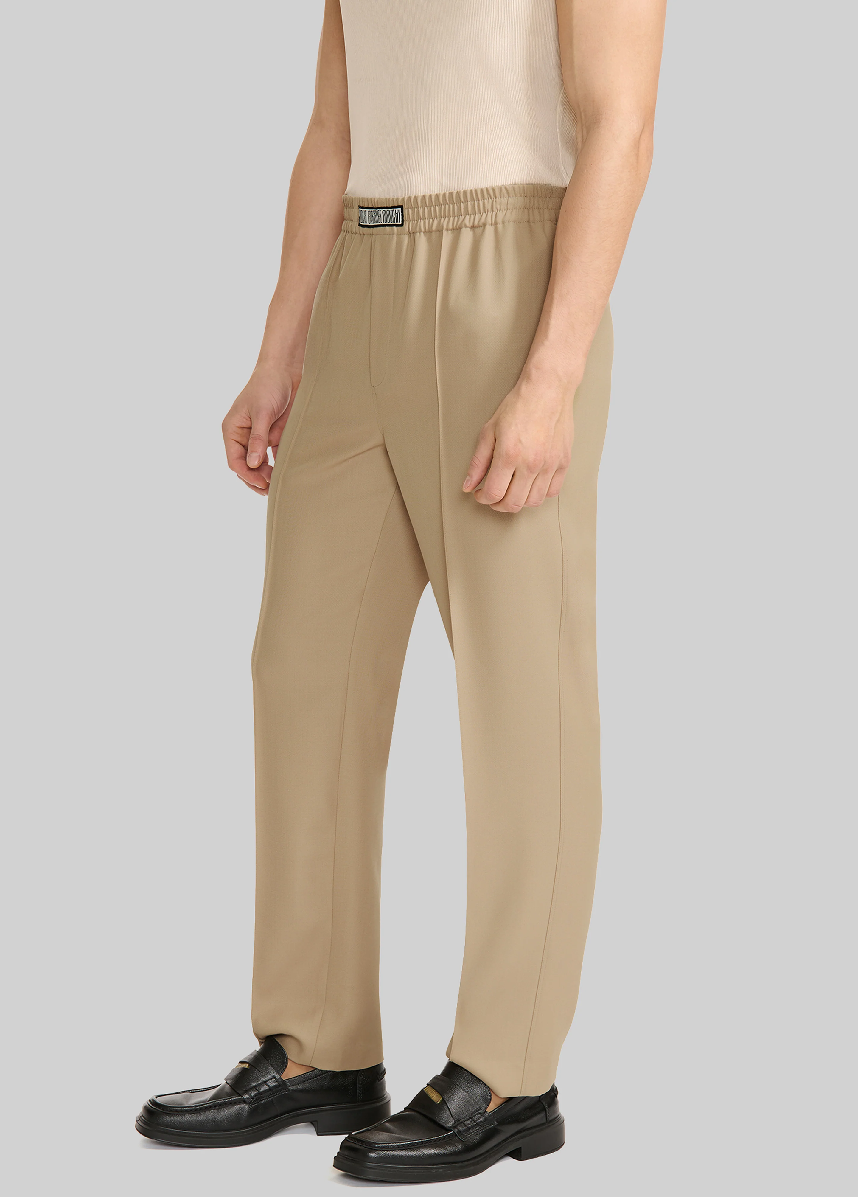 Louis Gabriel Nouchi Tapered Jogging Pants - Sand - Image 4