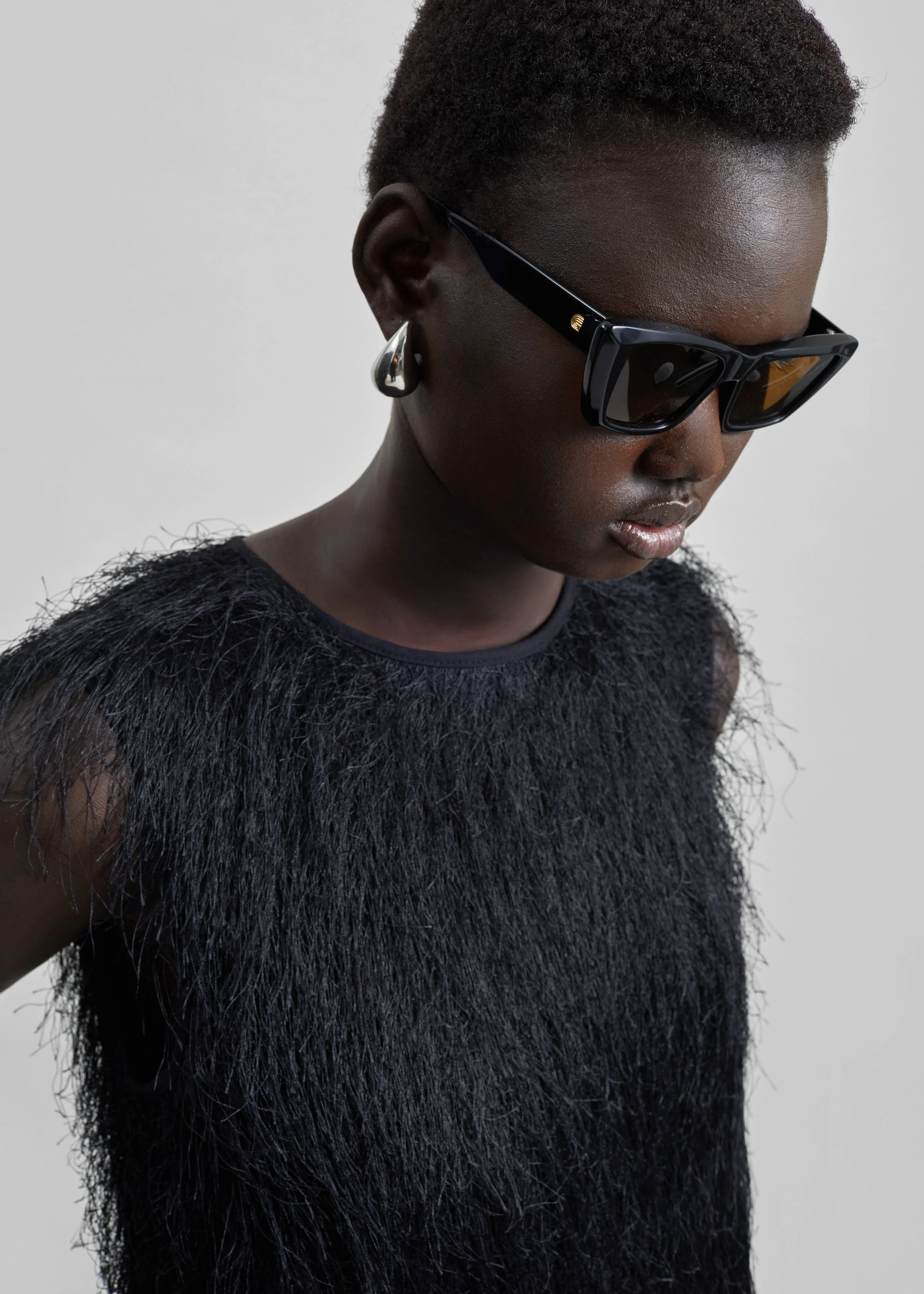 Loulou de Saison Tiwa Fringed Maxi Dress - Black - Image 2