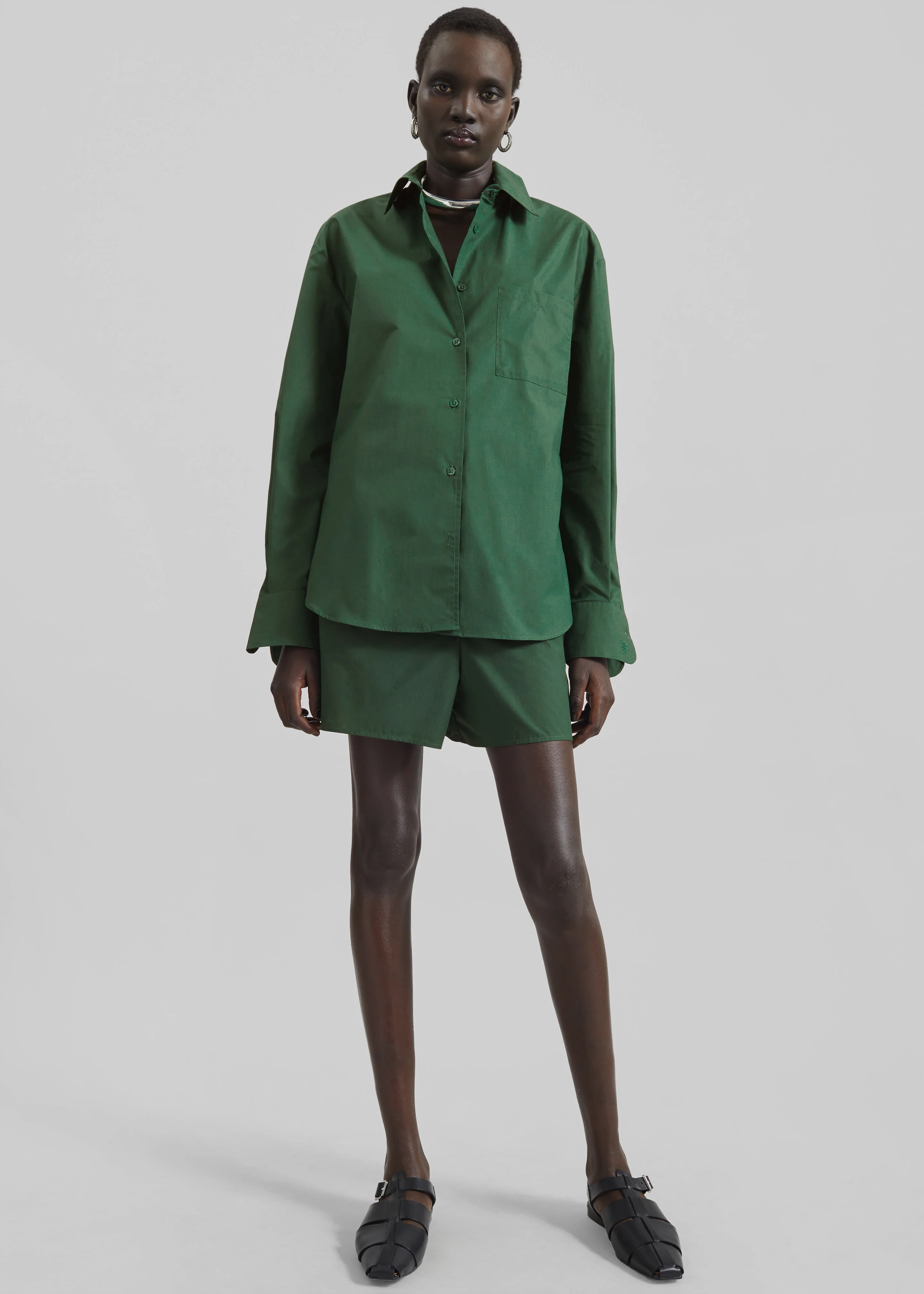 Lui Organic Cotton Boxer Short - Hunter Green - Image 5