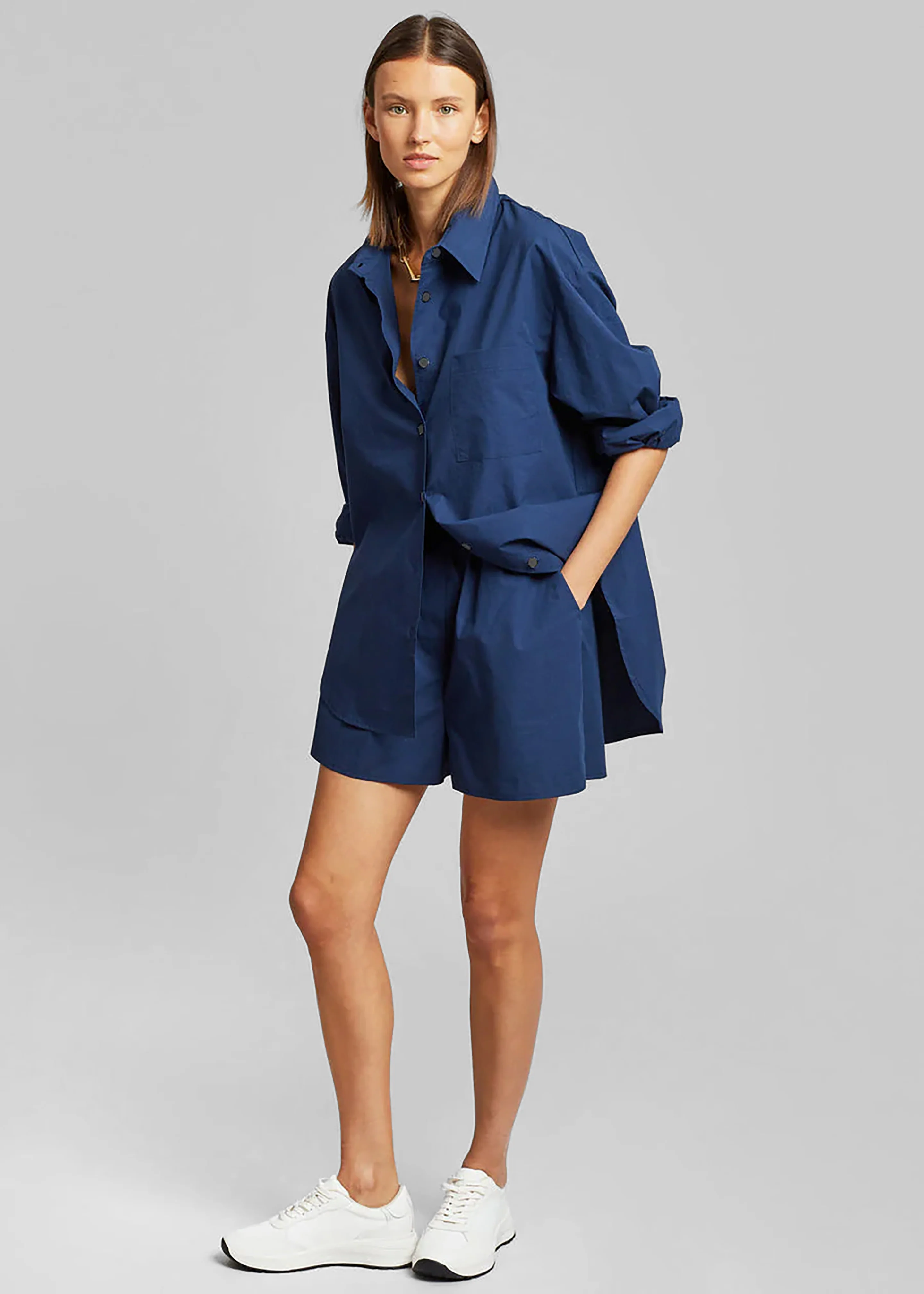 Lui Organic Cotton Boxer Short - Navy - Image 3