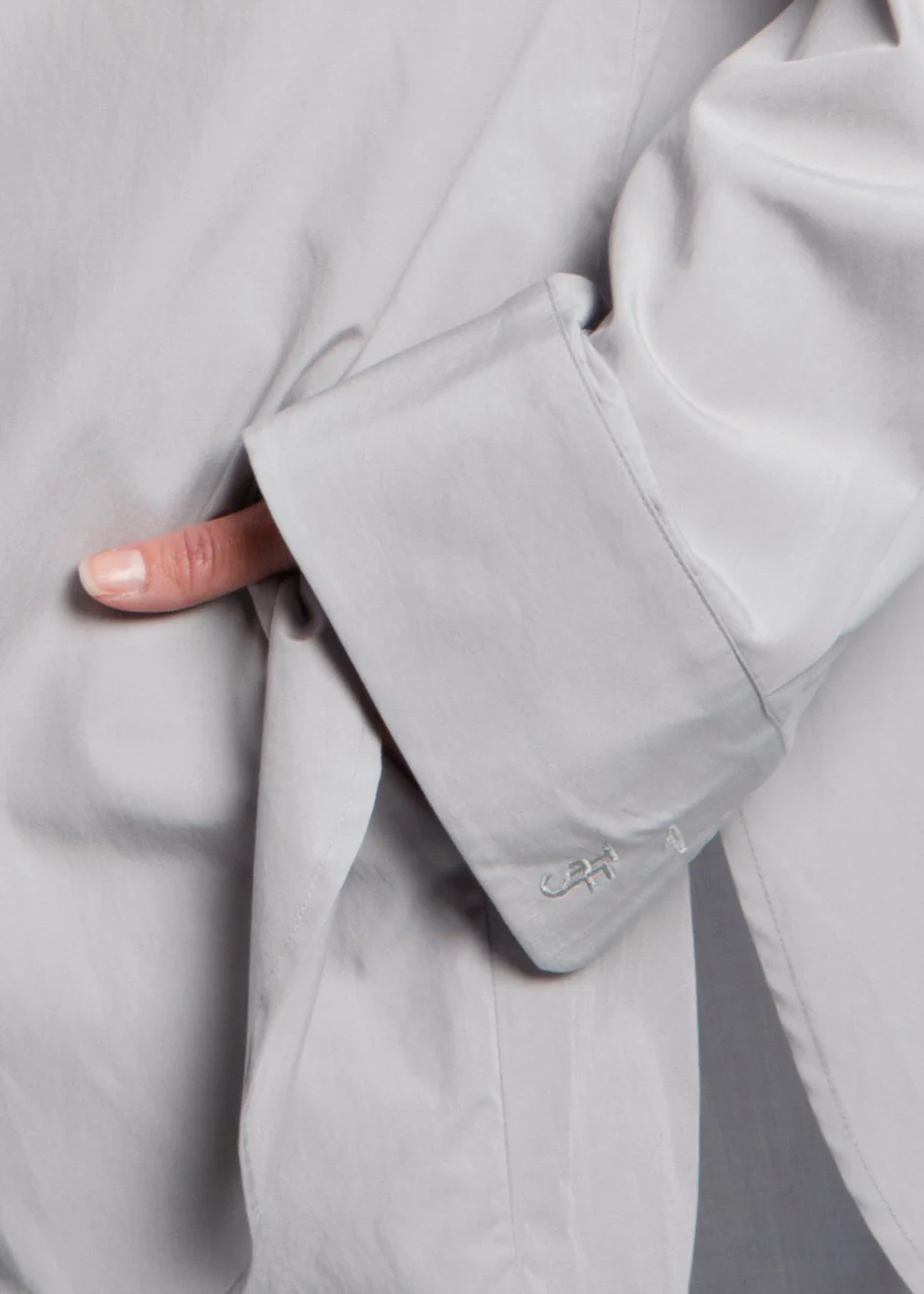 Lui Organic Cotton Shirt - Ice - Image 4