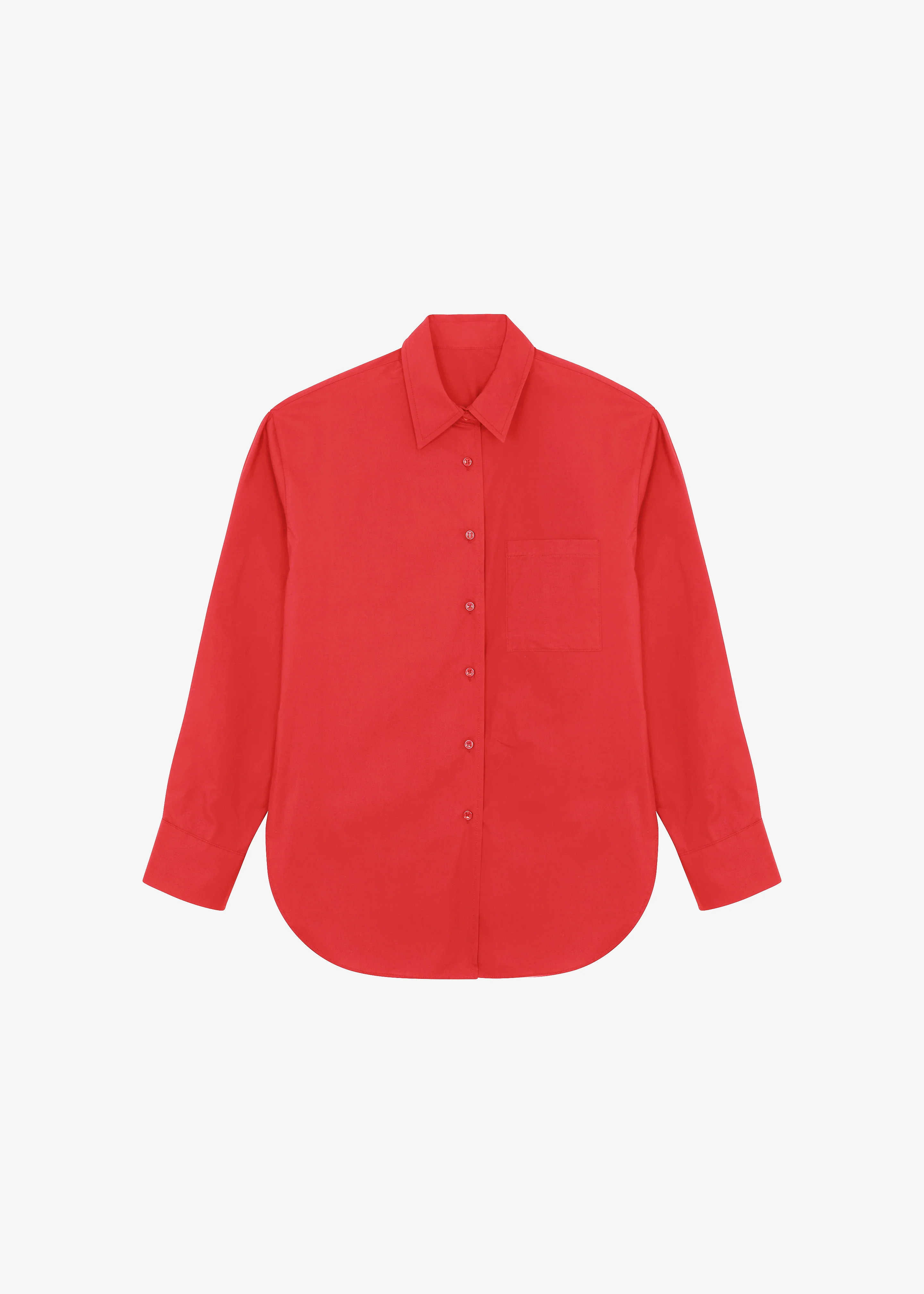 Lui Organic Cotton Shirt - Red - Image 7