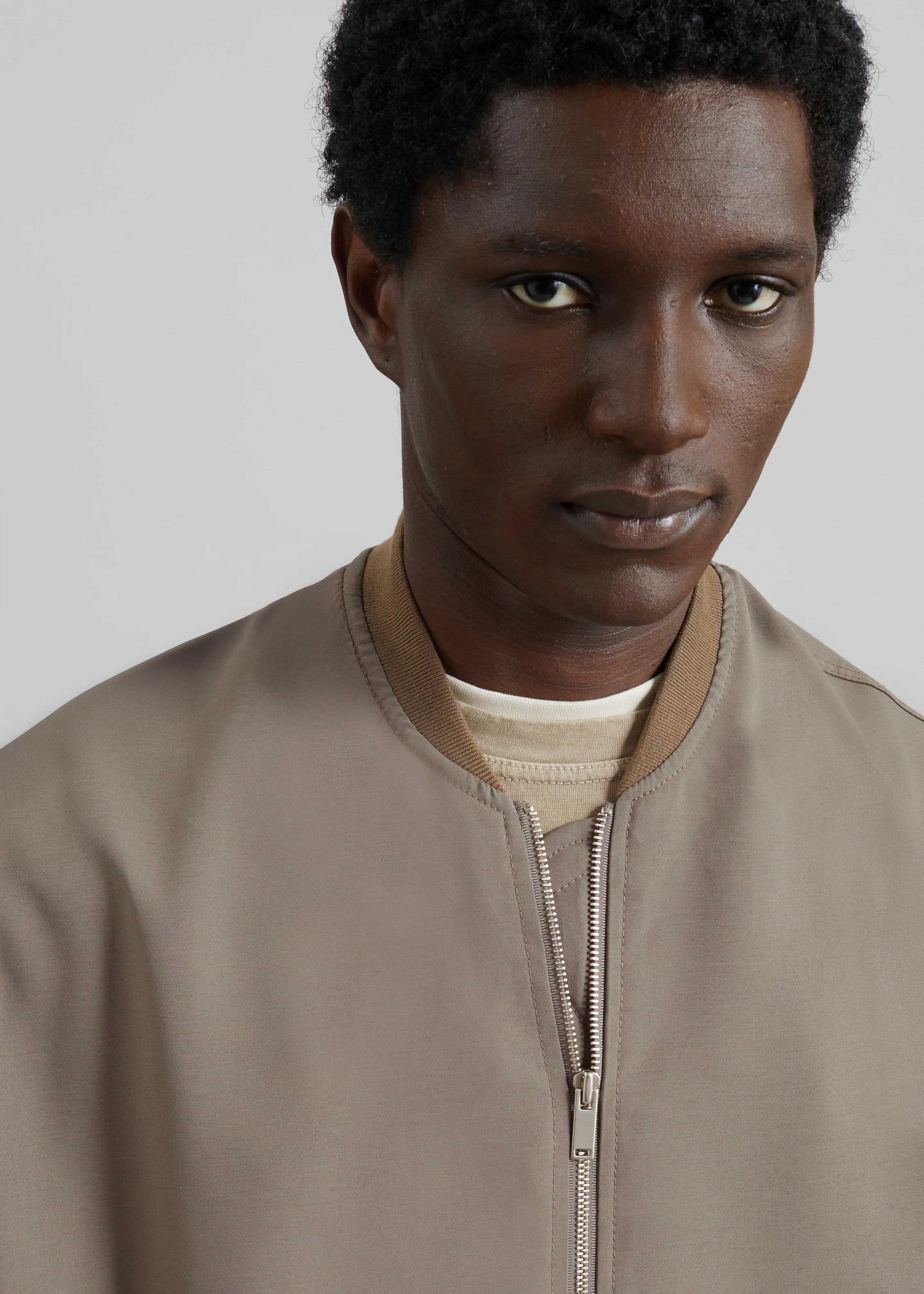 Lumi Bomber Jacket - Dark Olive - Image 8