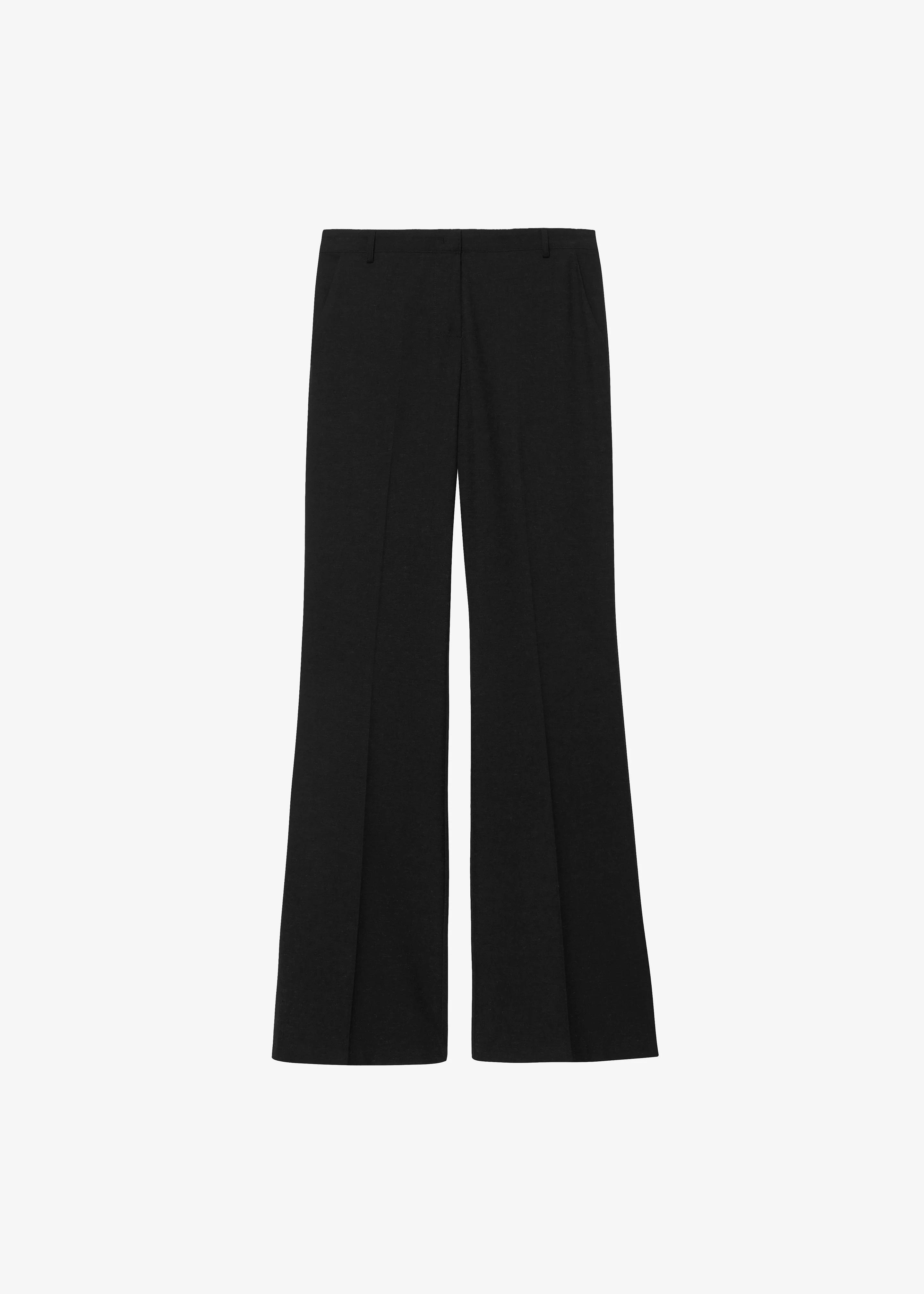 Maisie Bootcut Twill Pants - Black - Image 16
