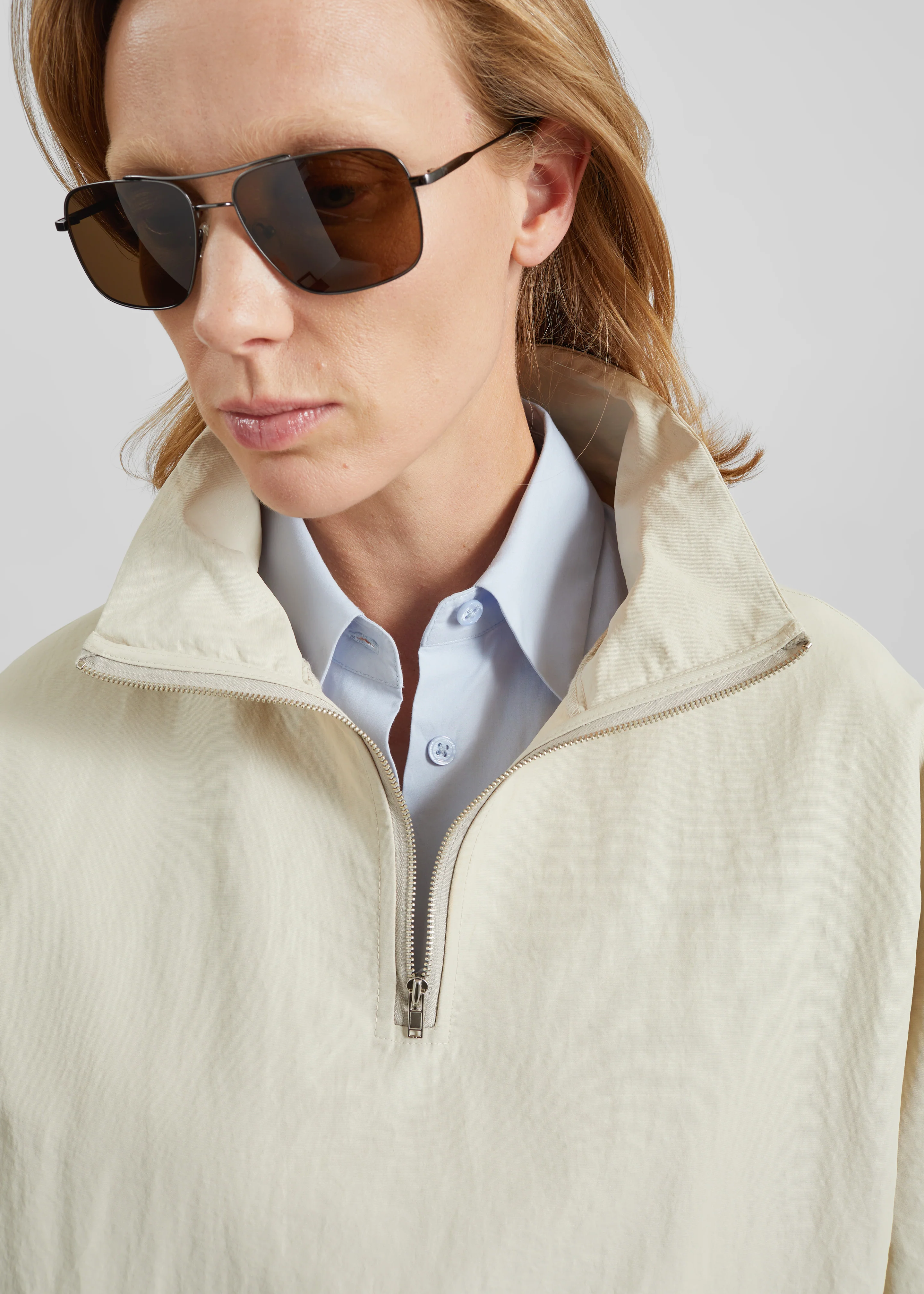 Majvik Windbreaker Anorak - Light Beige - Image 4