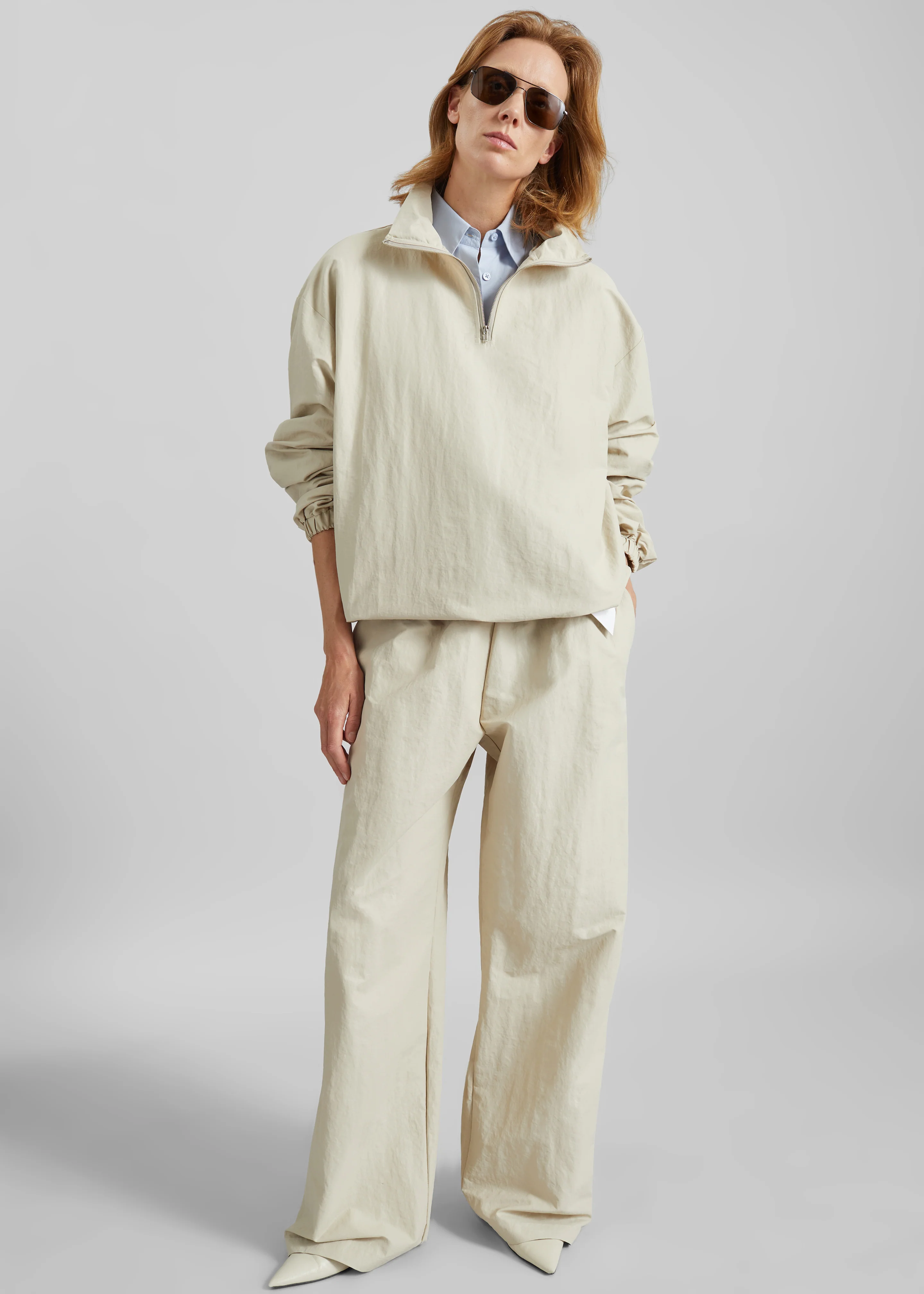 Majvik Windbreaker Anorak - Light Beige - Image 5