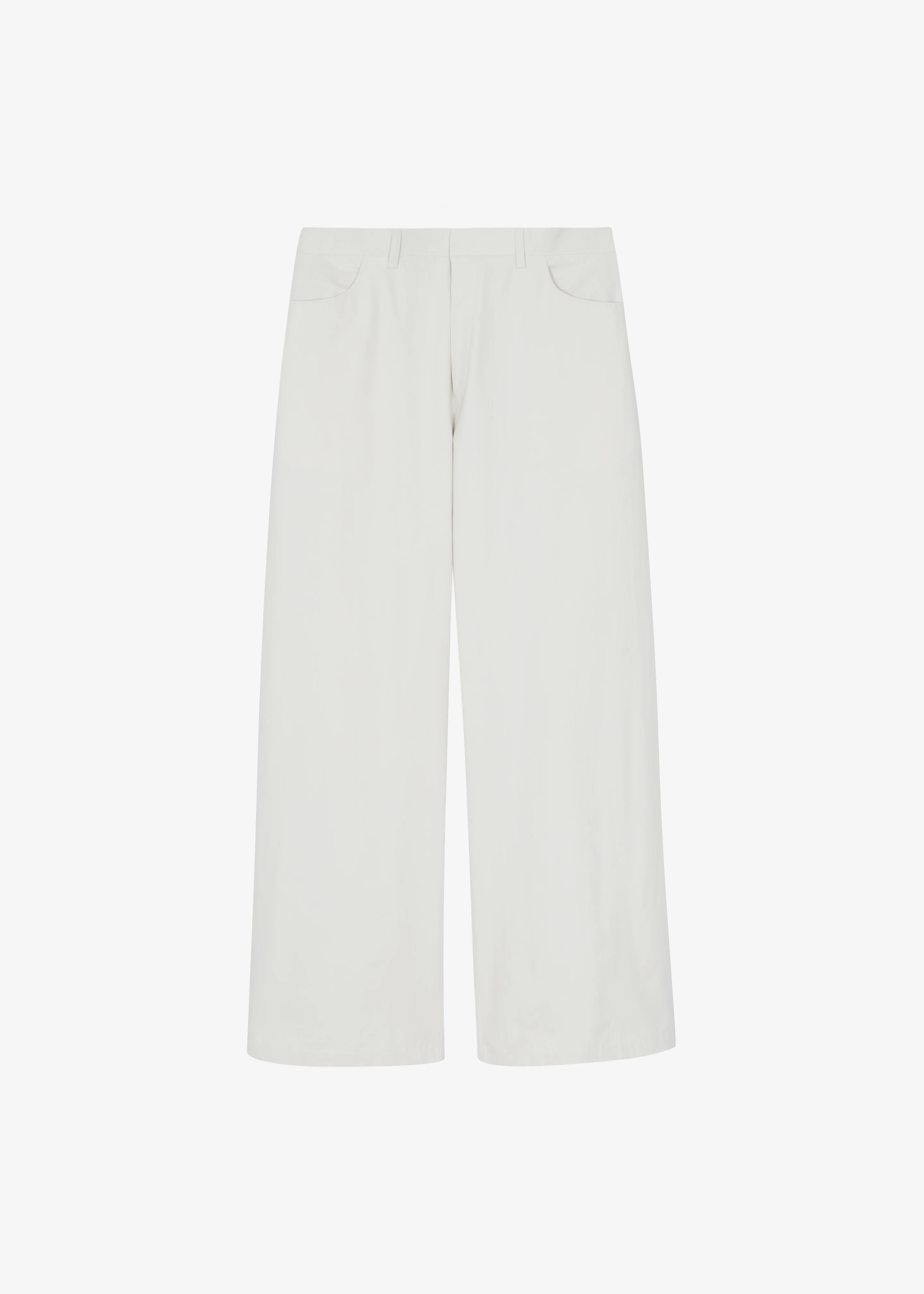 Malton Wide Trousers - Ecru - Image 9