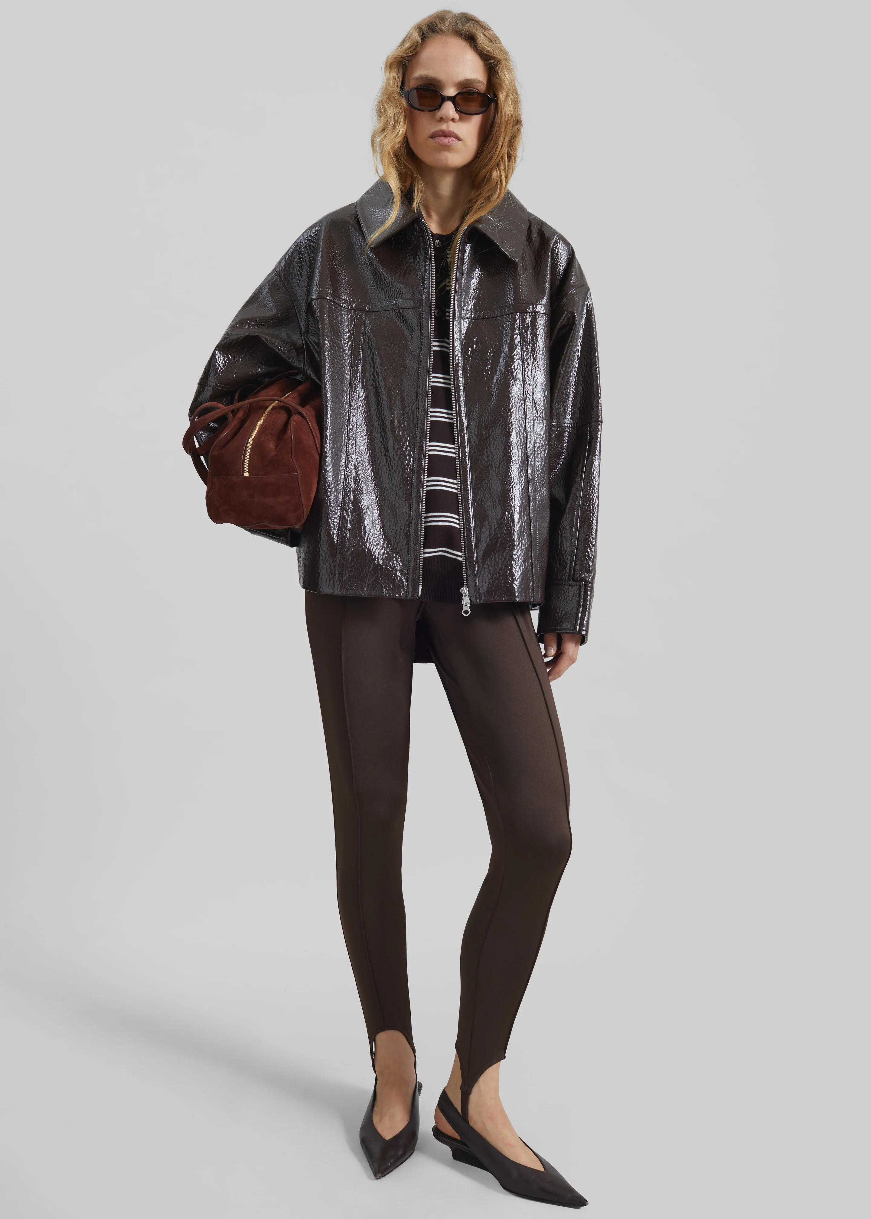 Mansur Gavriel Helios Bag - Chocolate - Image 7