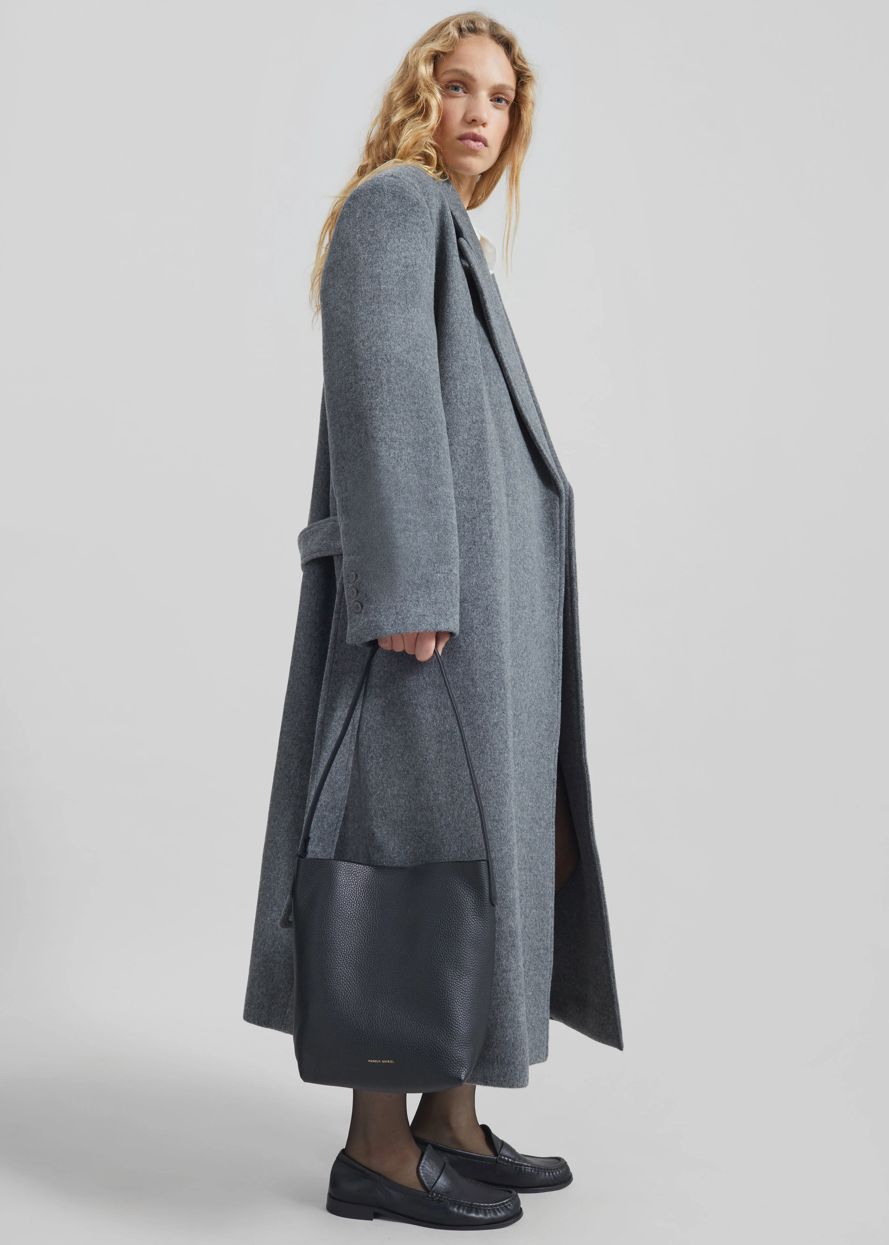 Mansur Gavriel Small Everyday Cabas - Black - Image 5