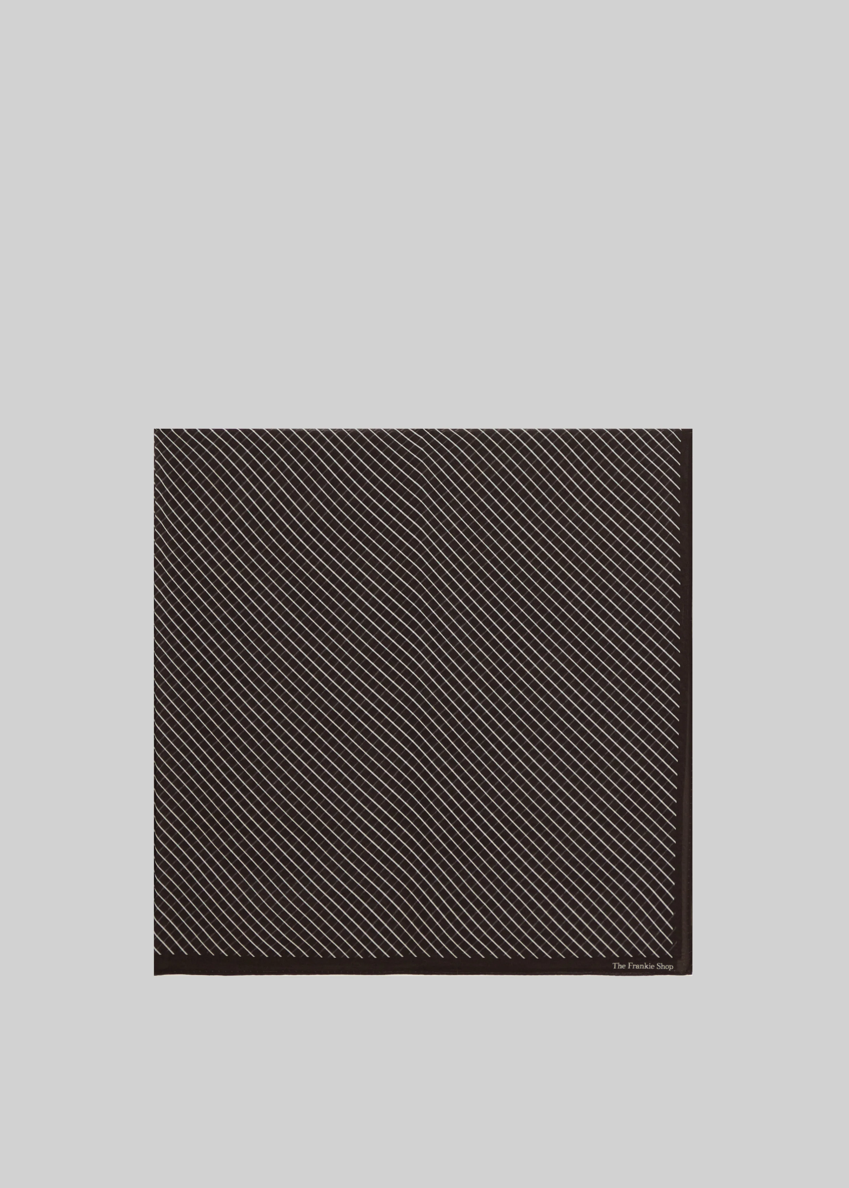 Marais Striped Scarf - Brown/White - Image 4