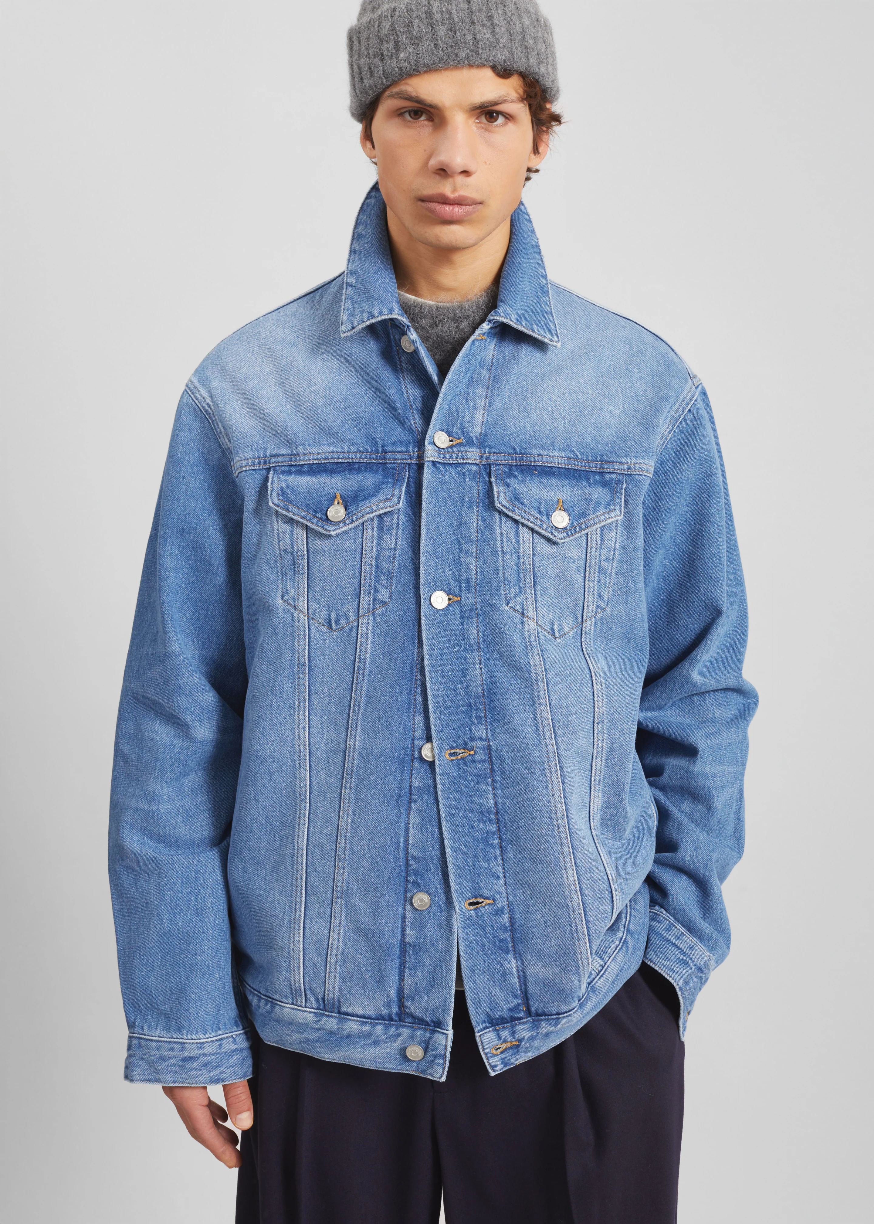 Marden Denim Jacket - Medium Wash - Image 13