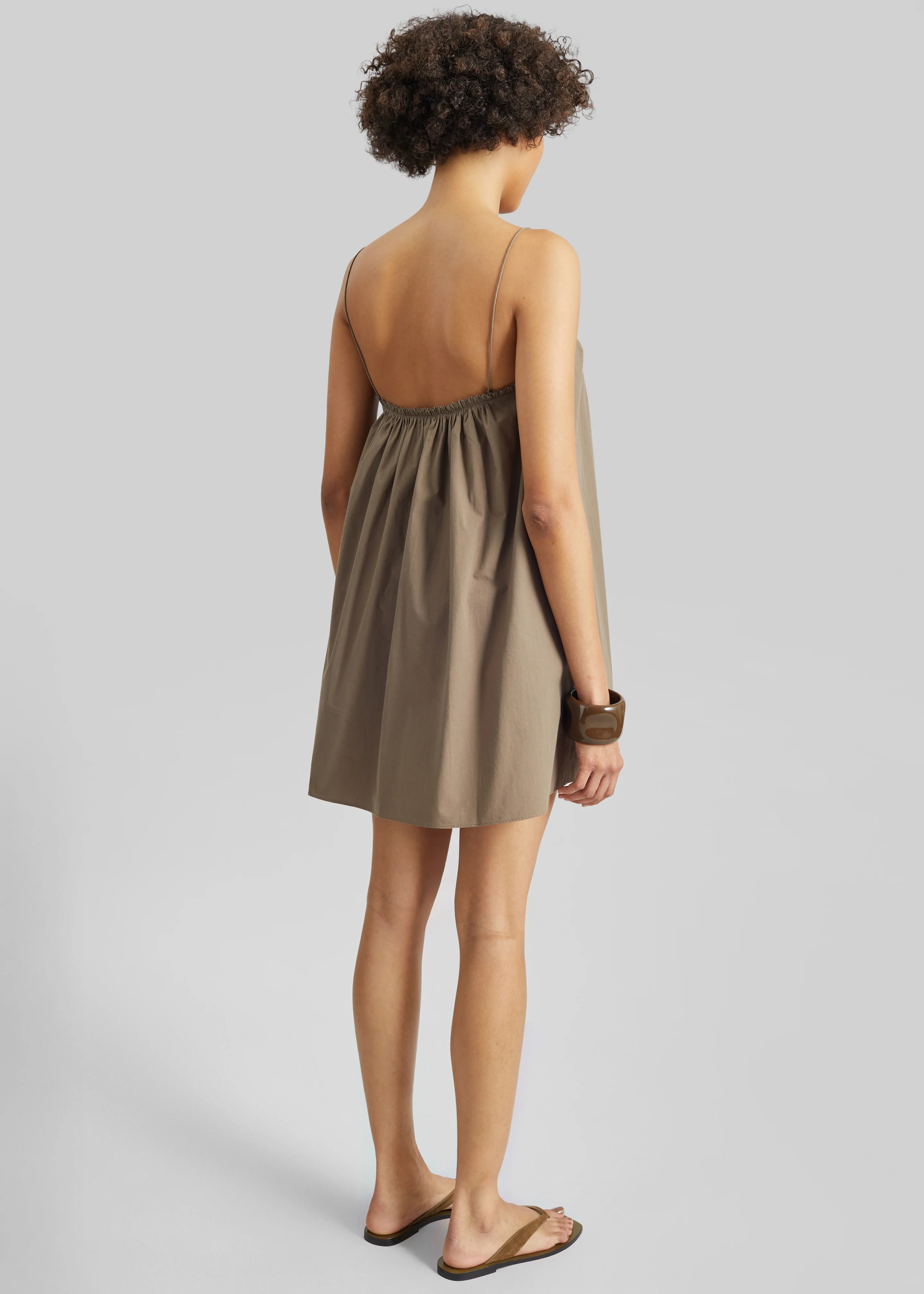 Matteau Frill Cami Mini Dress - Birch - Image 5