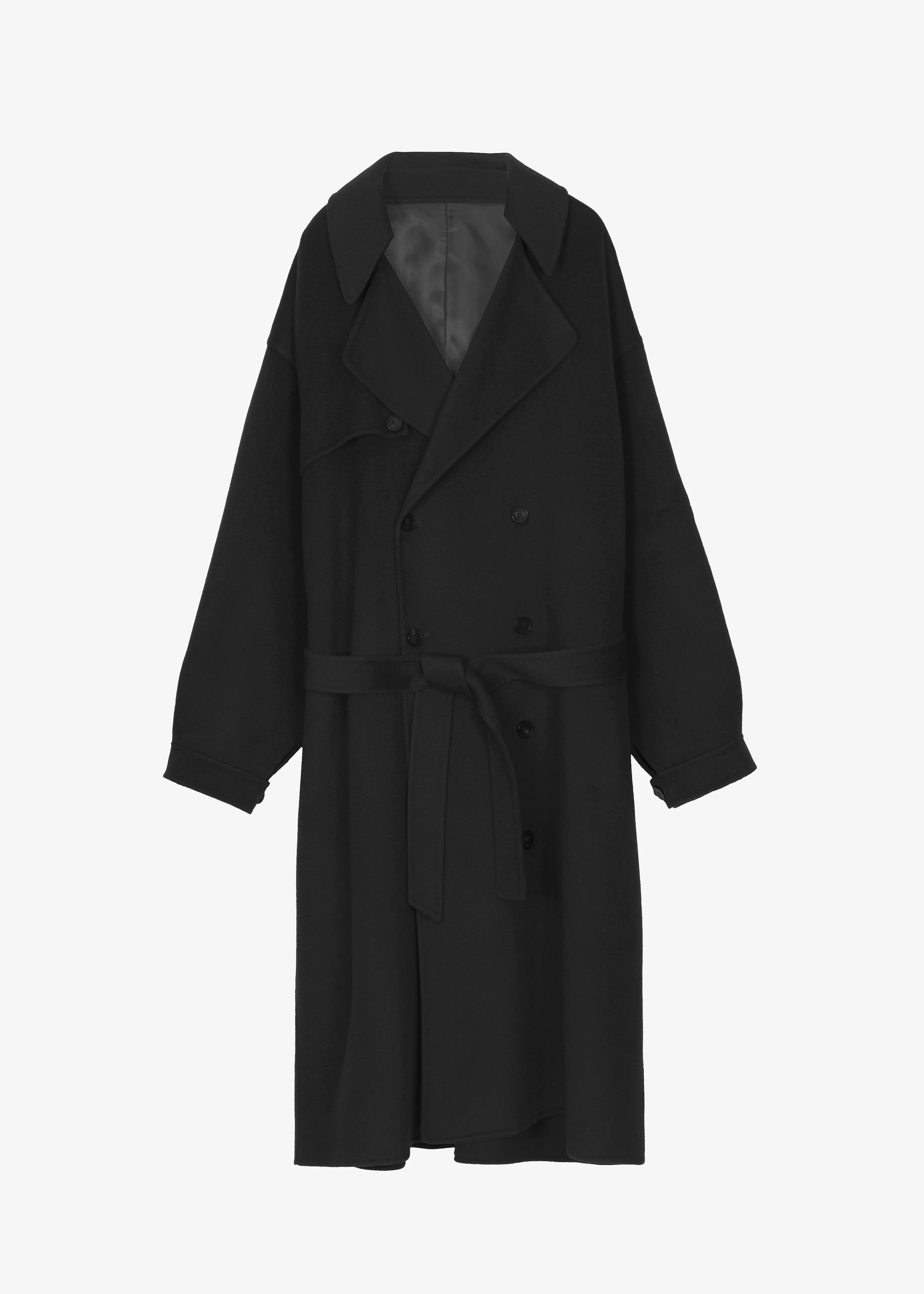 Mavis Long Coat - Black - Image 8