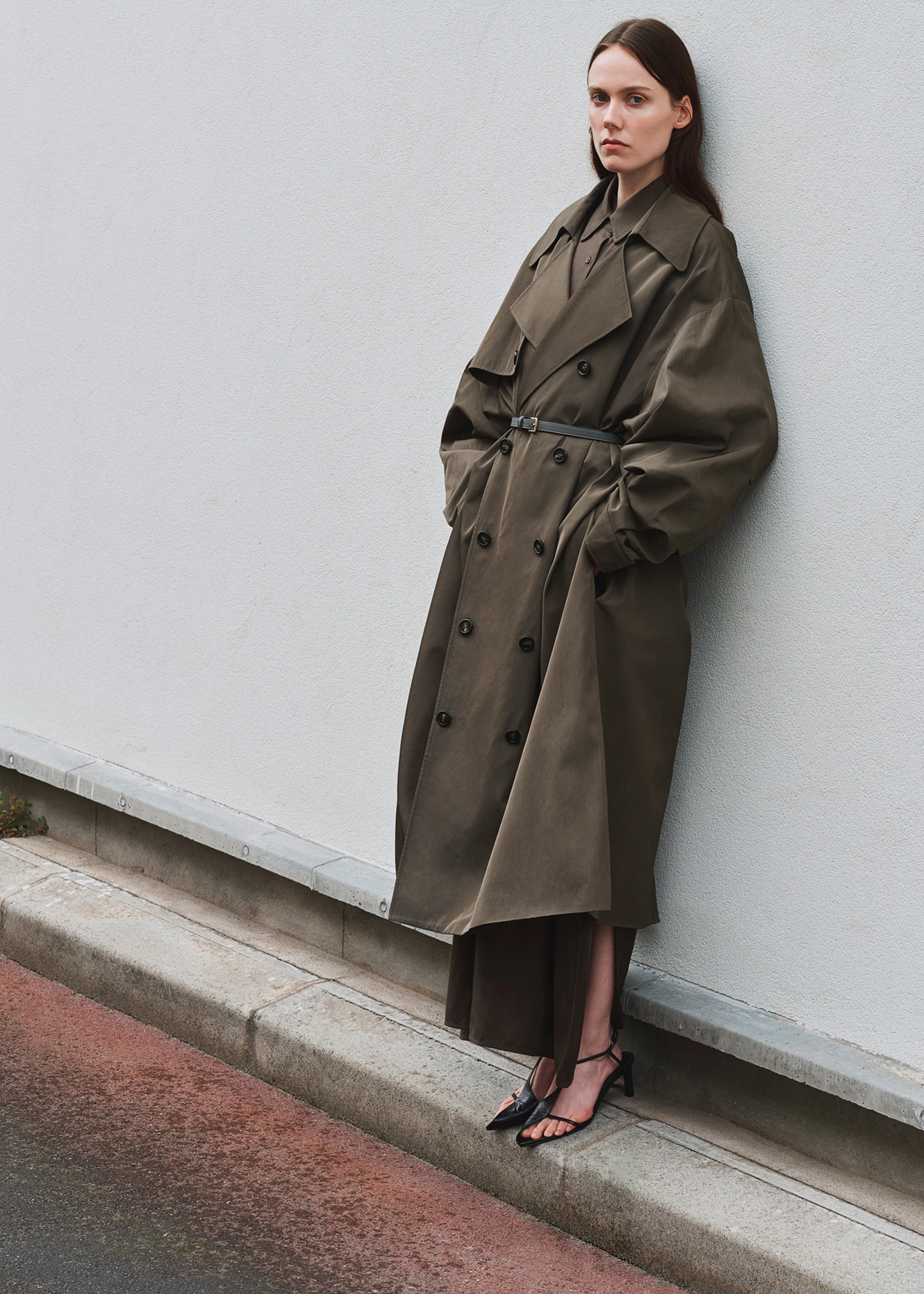 Mavis Oversized Trench - Khaki - Image 10