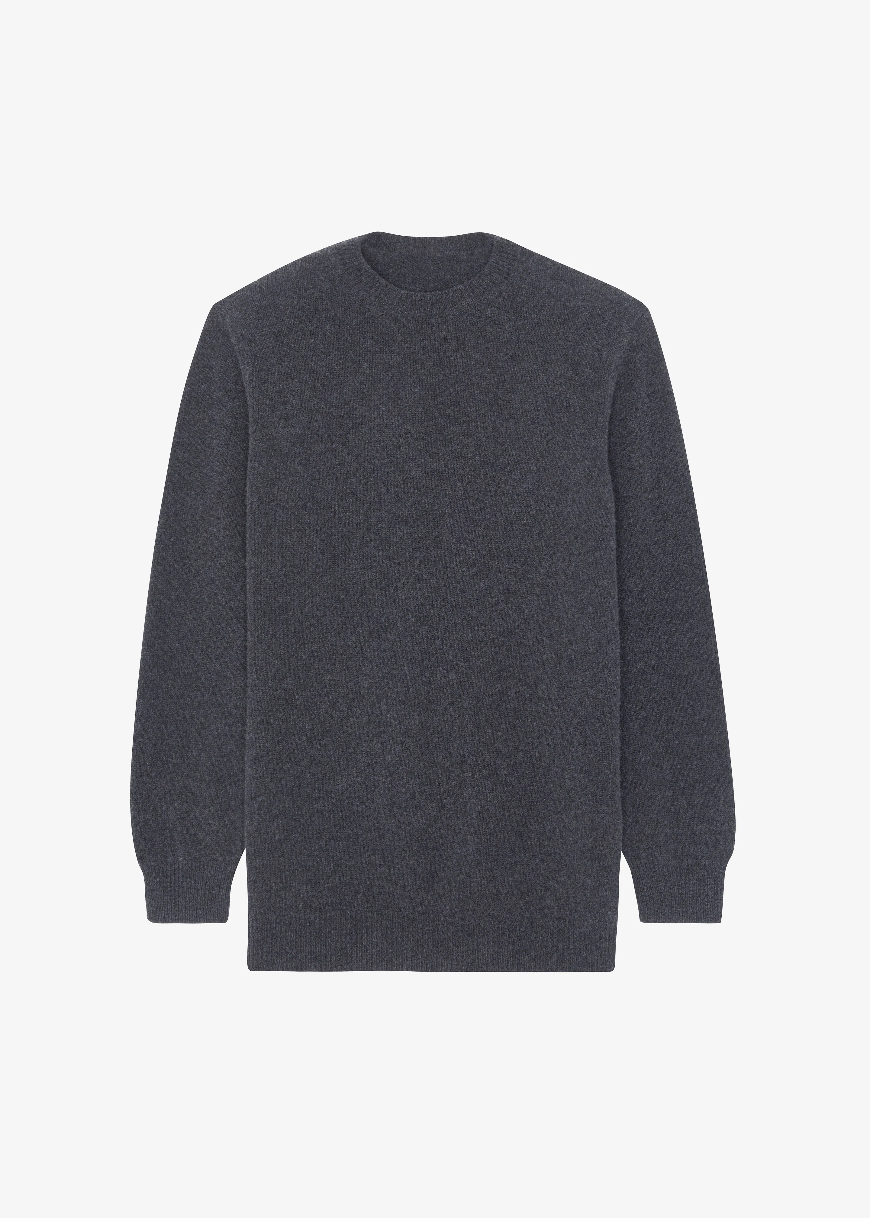 Maxime Knit Sweater Dress - Dark Grey Melange - Image 10