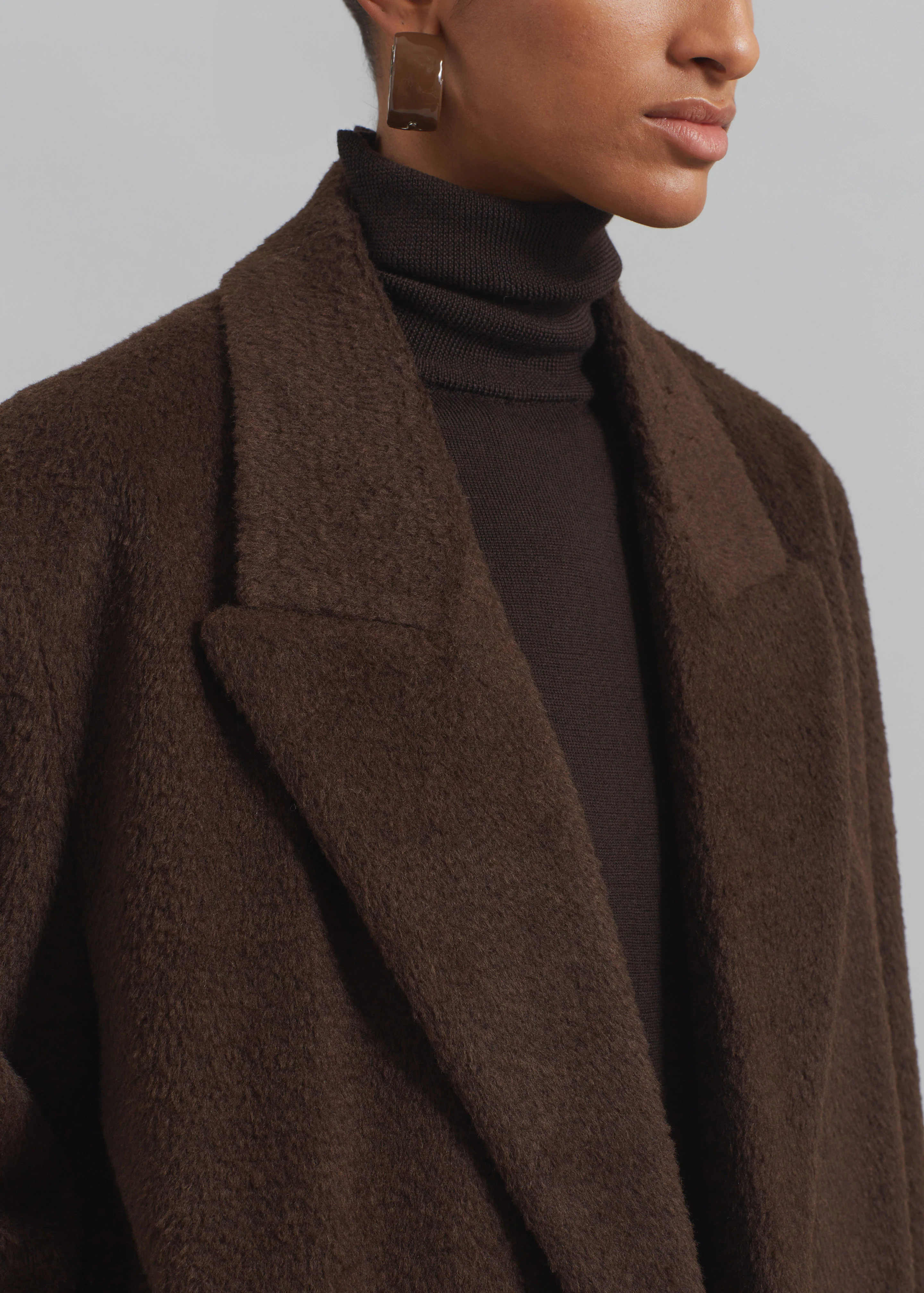Melcombe Coat - Brown - Image 3