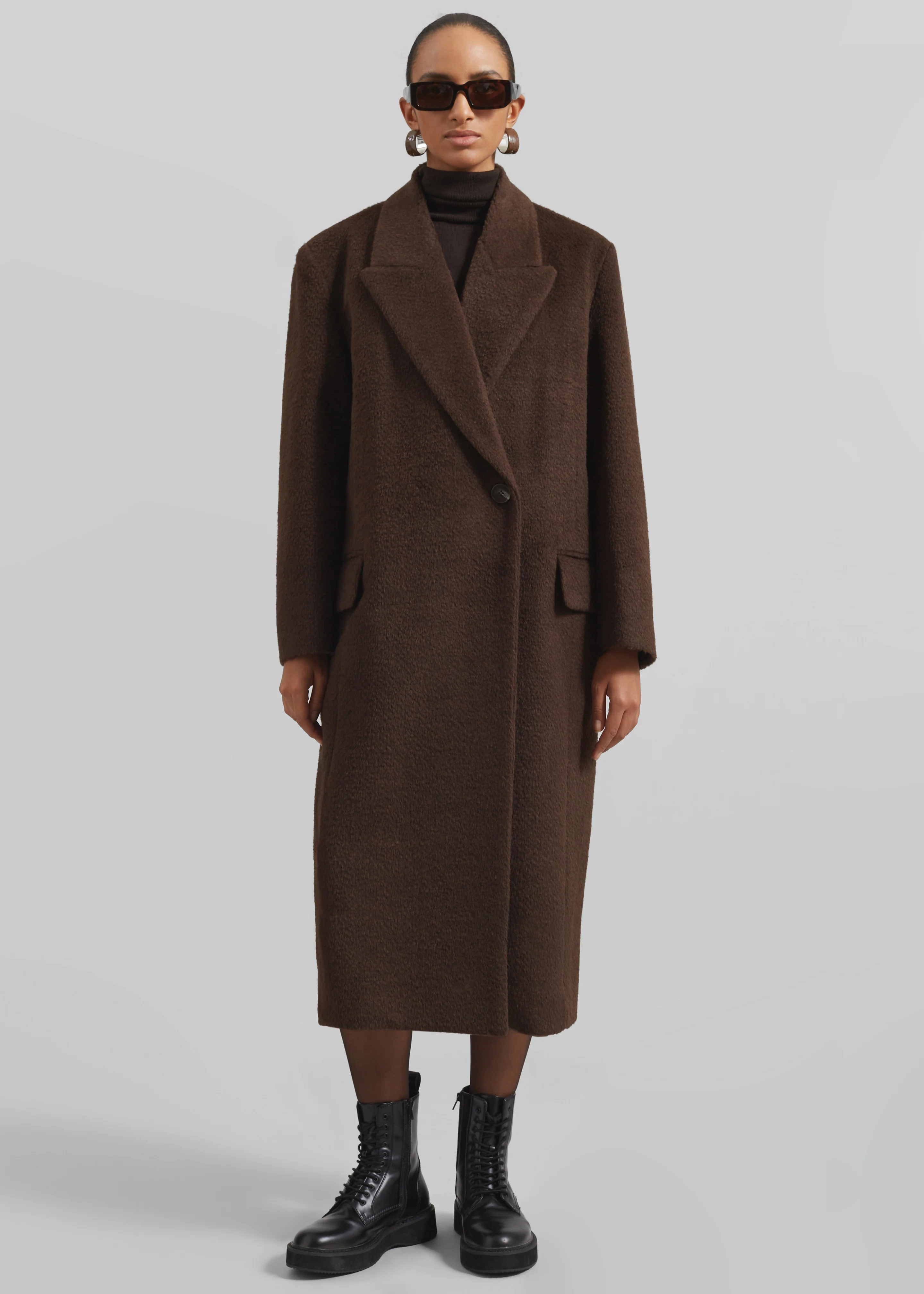 Melcombe Coat - Brown - Image 4