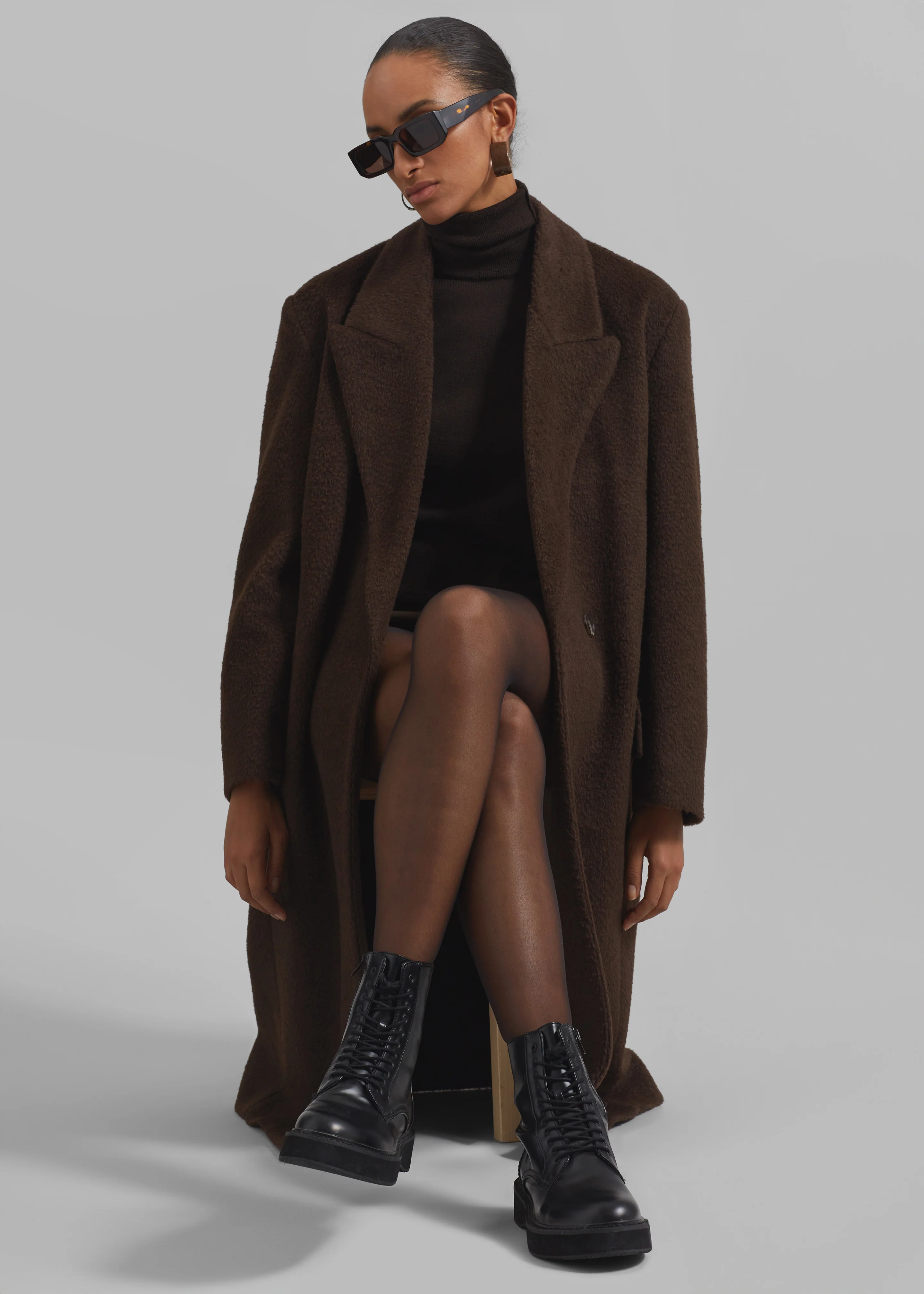 Melcombe Coat - Brown - Image 6