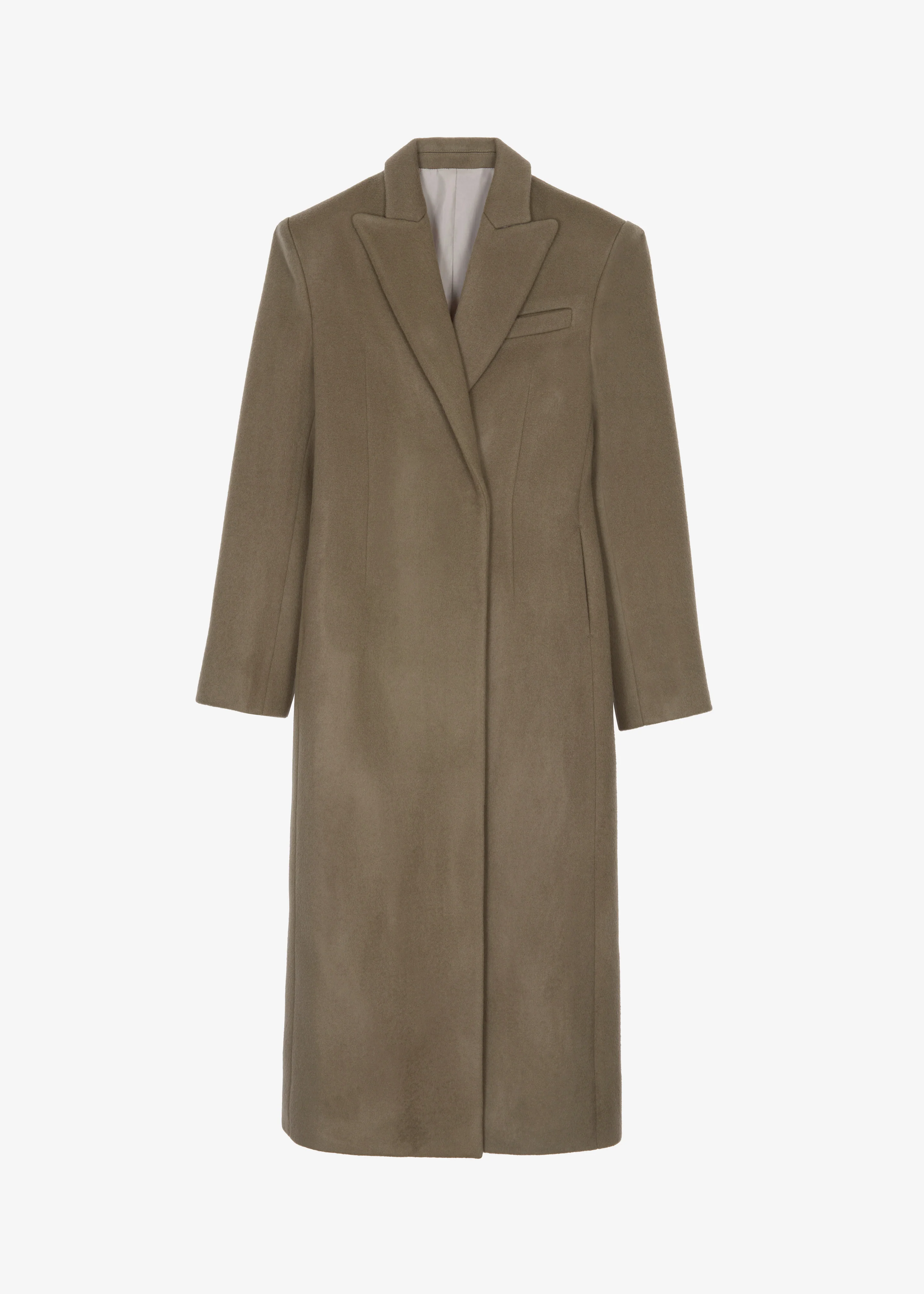 Melva Long Coat - Taupe - Image 12
