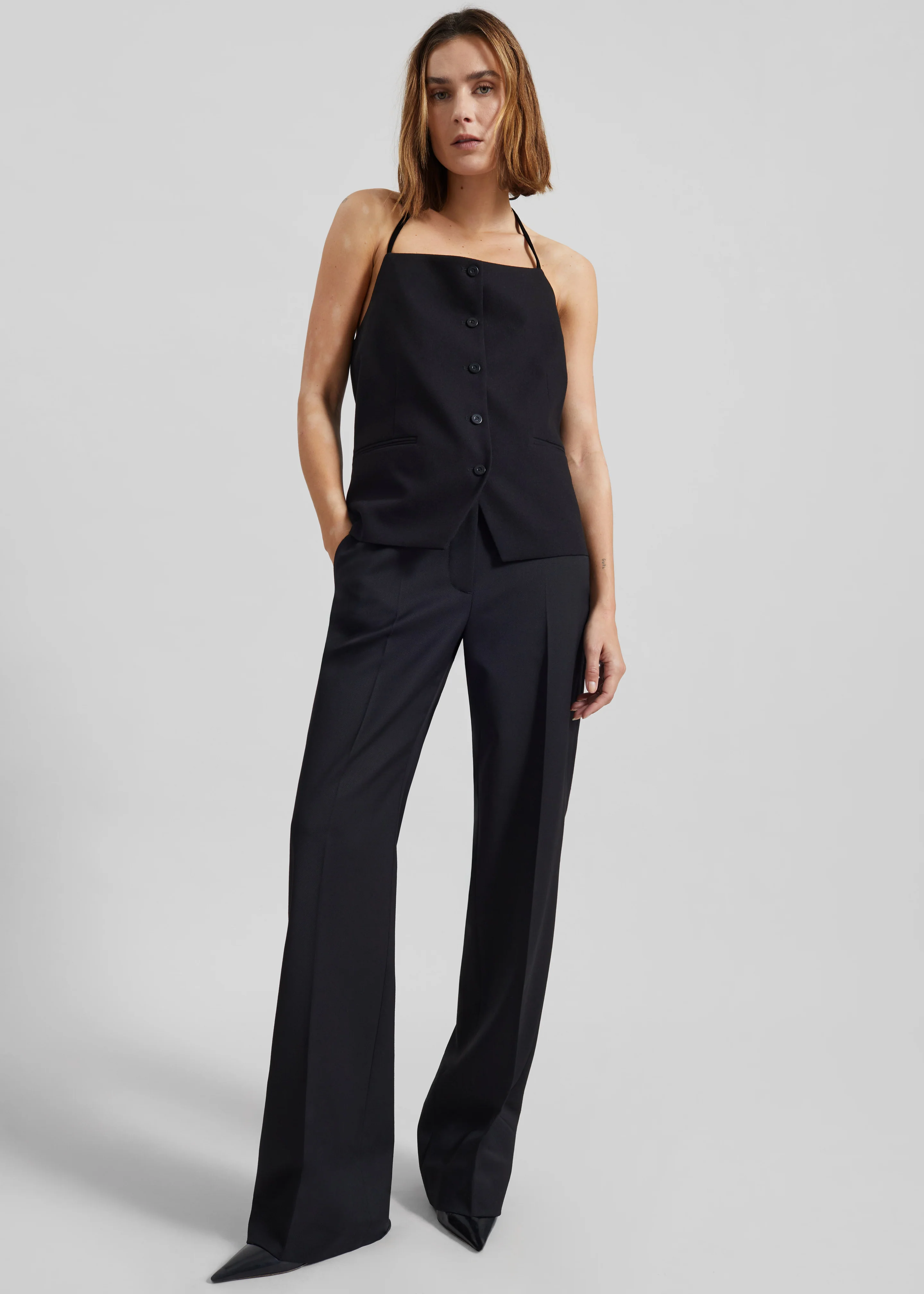Melwin Halter Vest - Black - Image 6