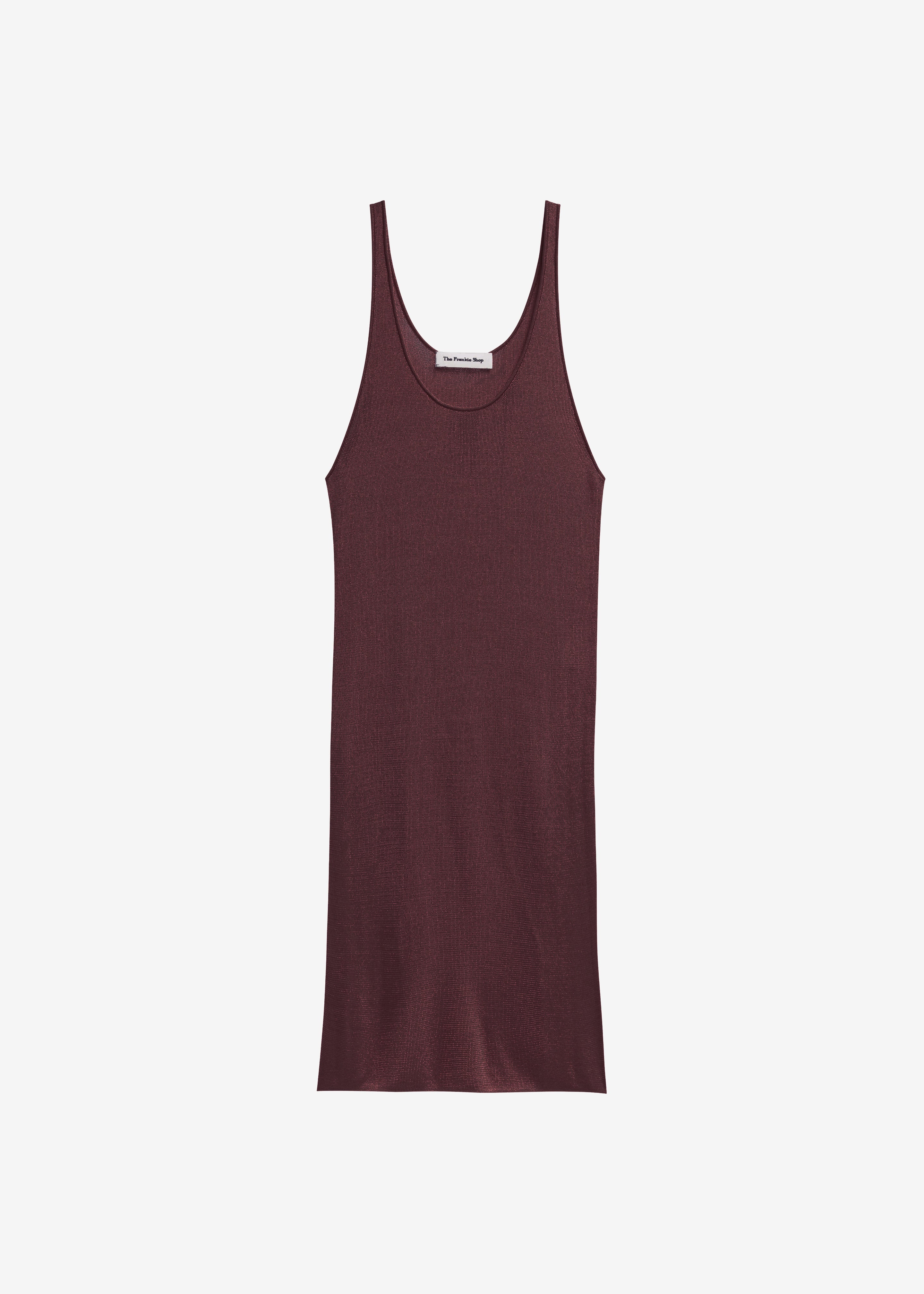Miami Knit Mini Dress - Burgundy - Image 7