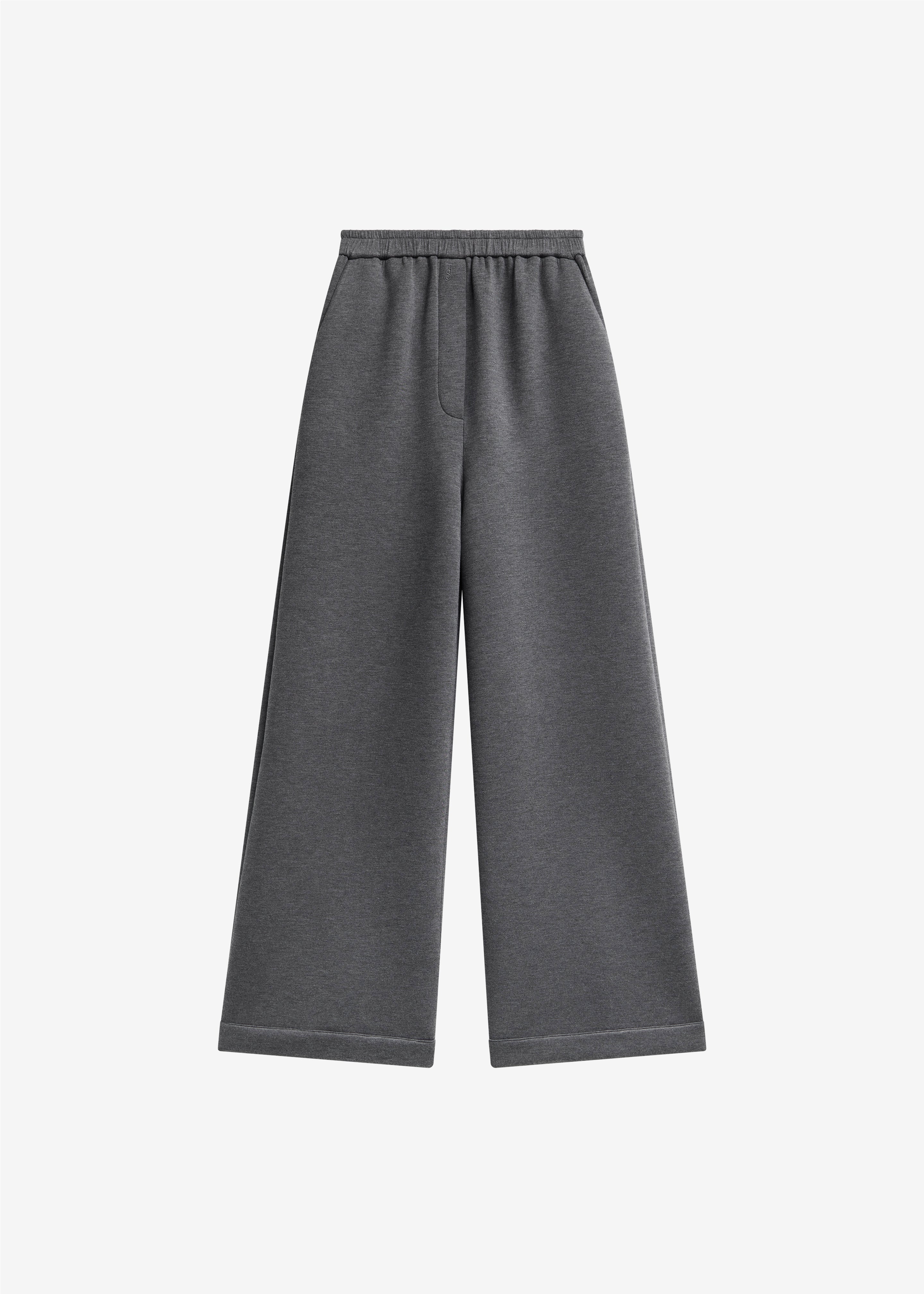 Mirca Neoprene Elastic Pants - Dark Grey - Image 10