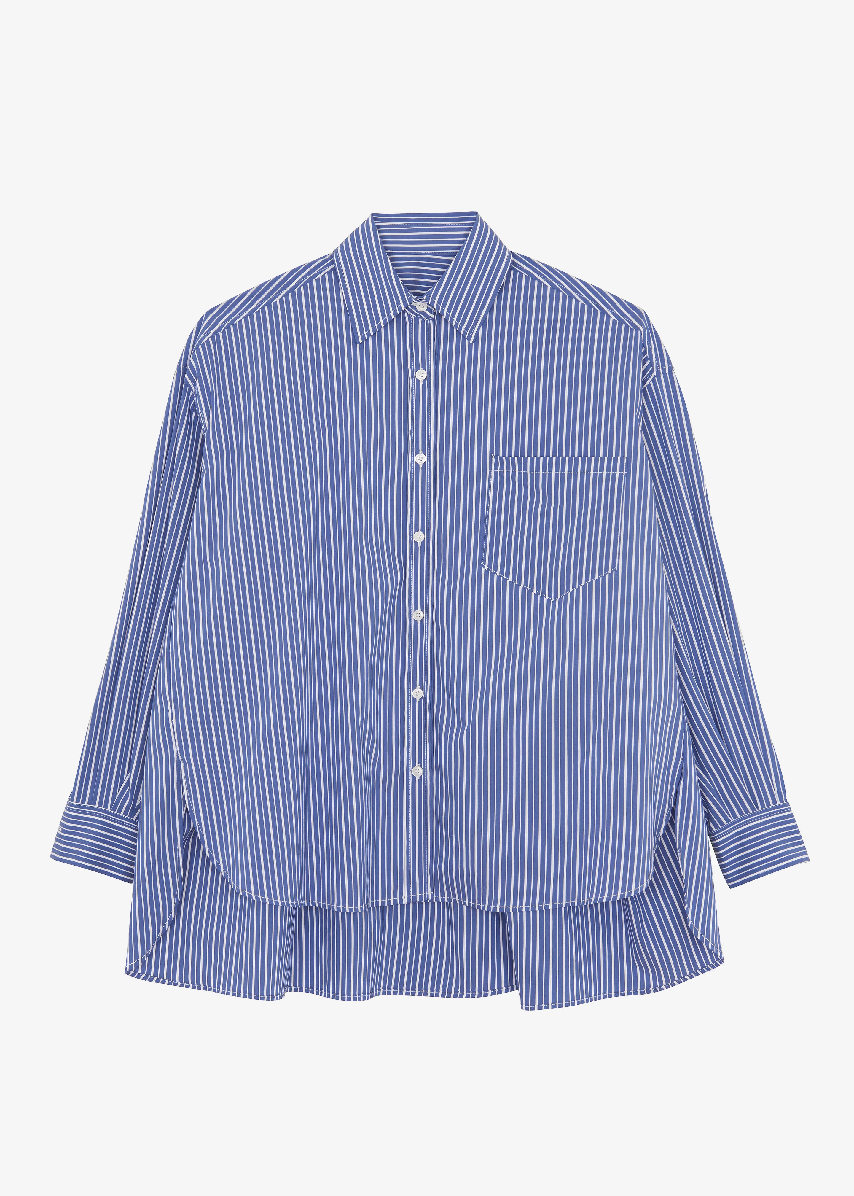 Mirca Pocket Shirt - Blue Multi Stripe - Image 10