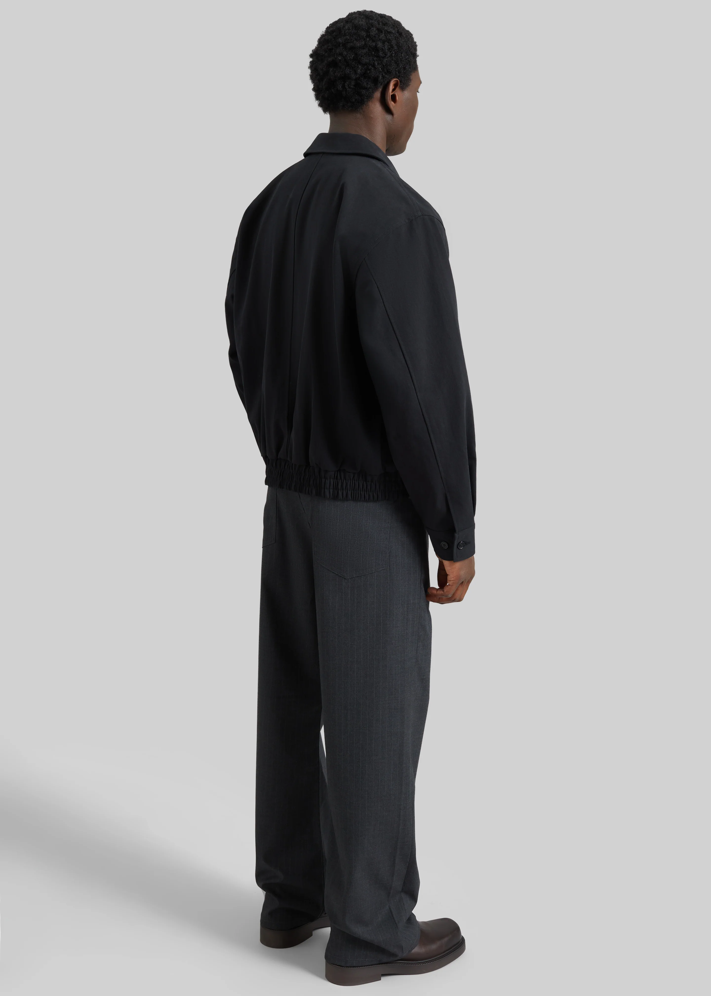 Mitchell Cotton Twill Jacket - Black - Image 6
