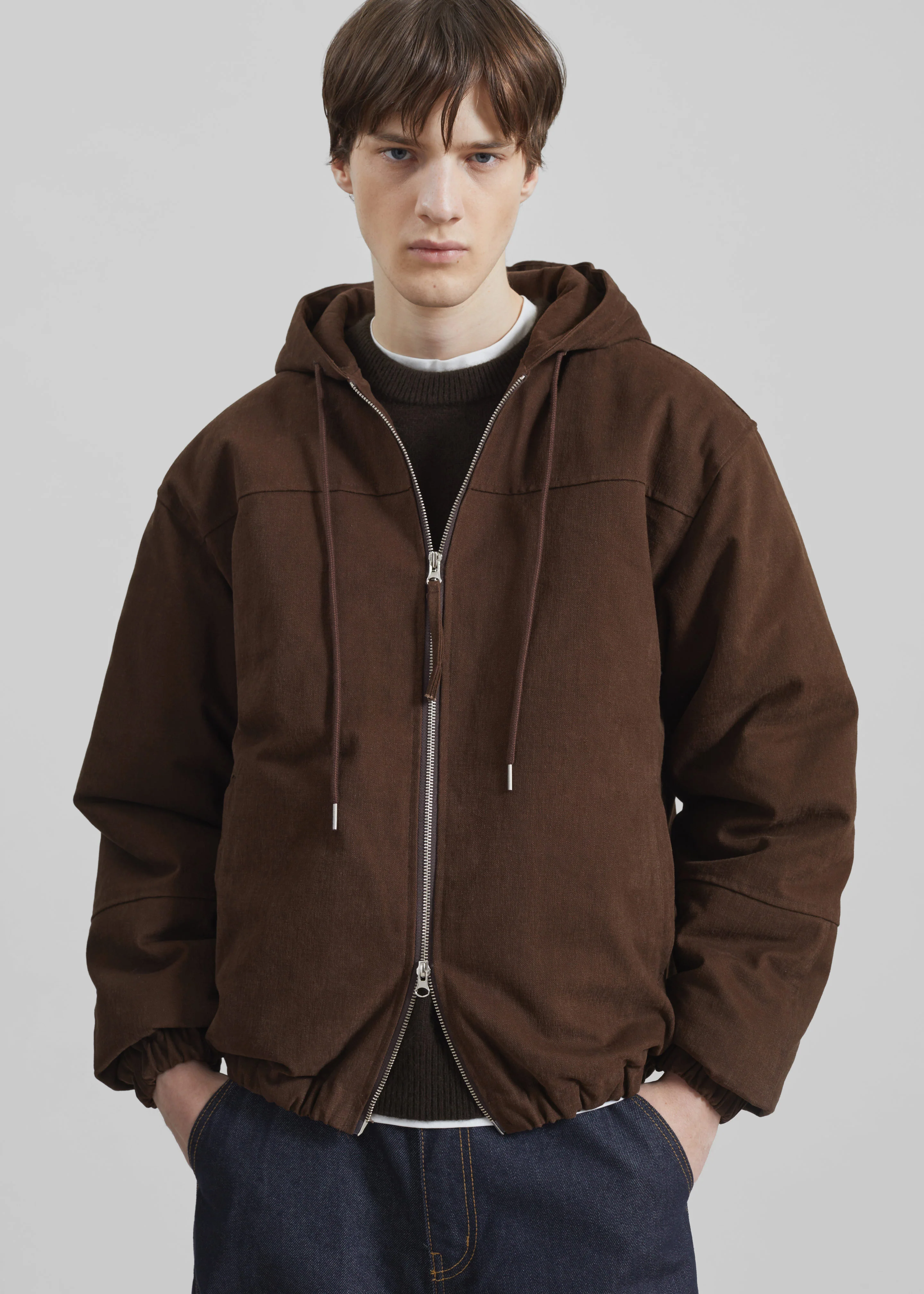 Molkom Padded Jacket - Brown - Image 2