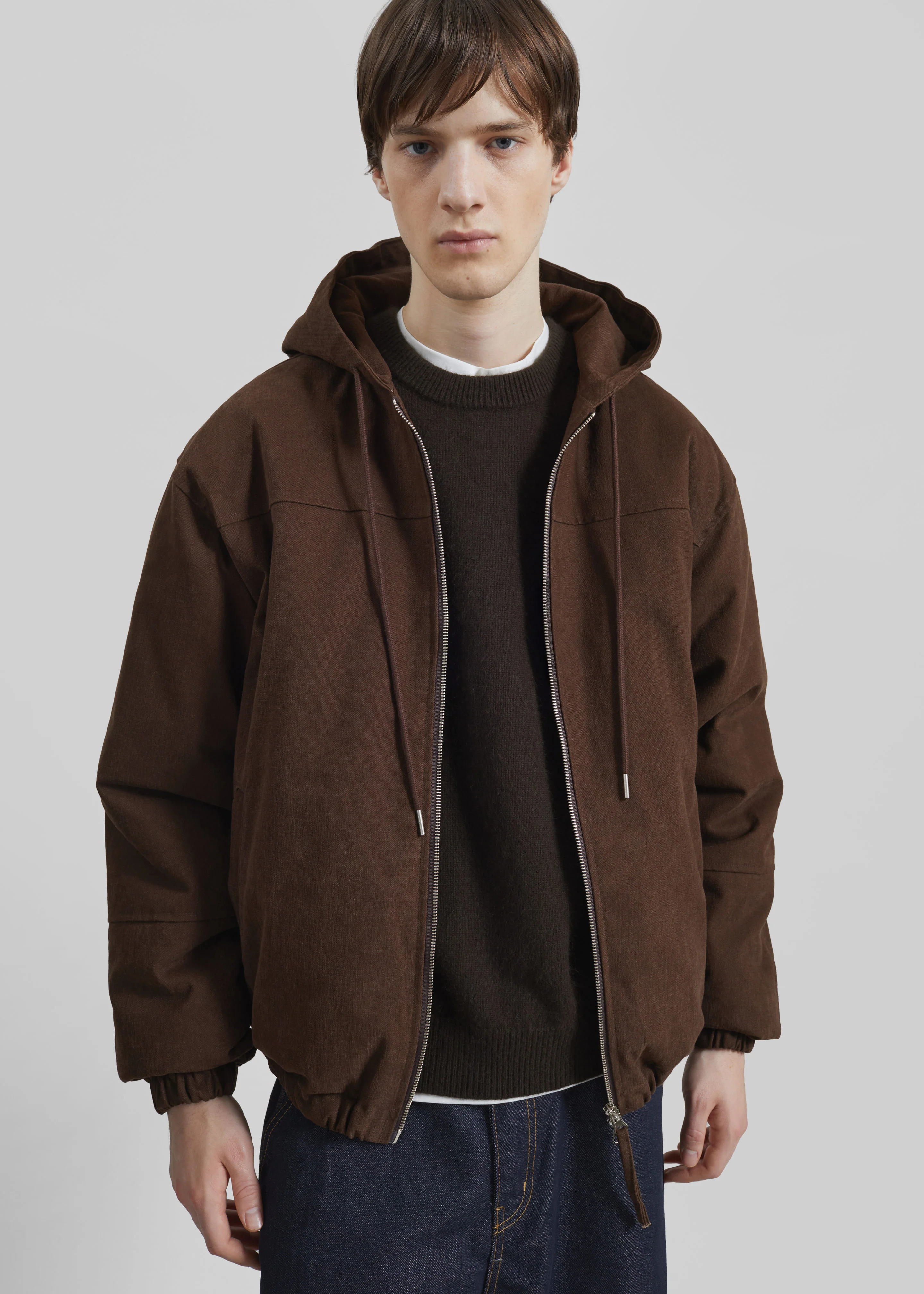 Molkom Padded Jacket - Brown - Image 6