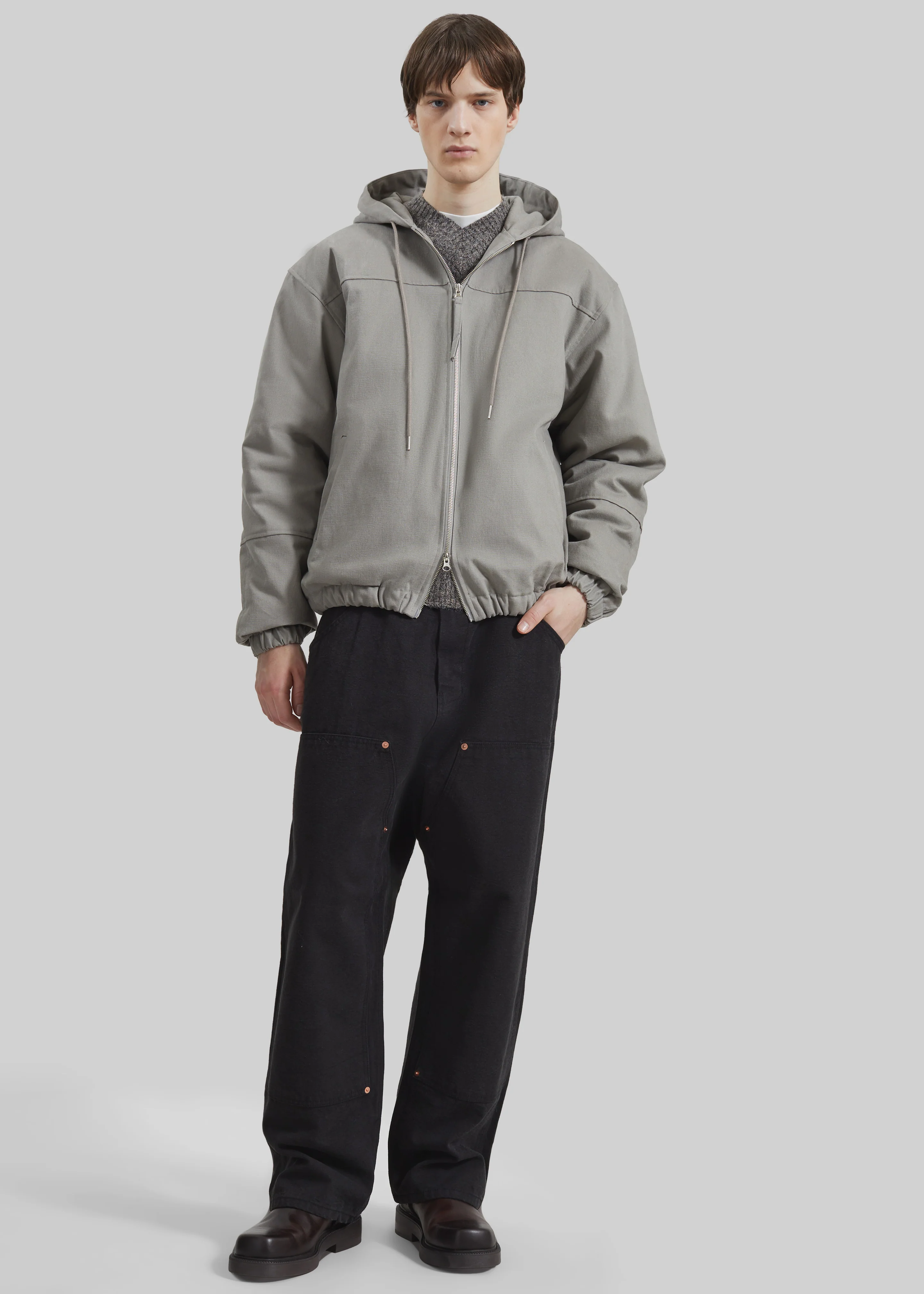 Molkom Padded Jacket - Taupe - Image 2