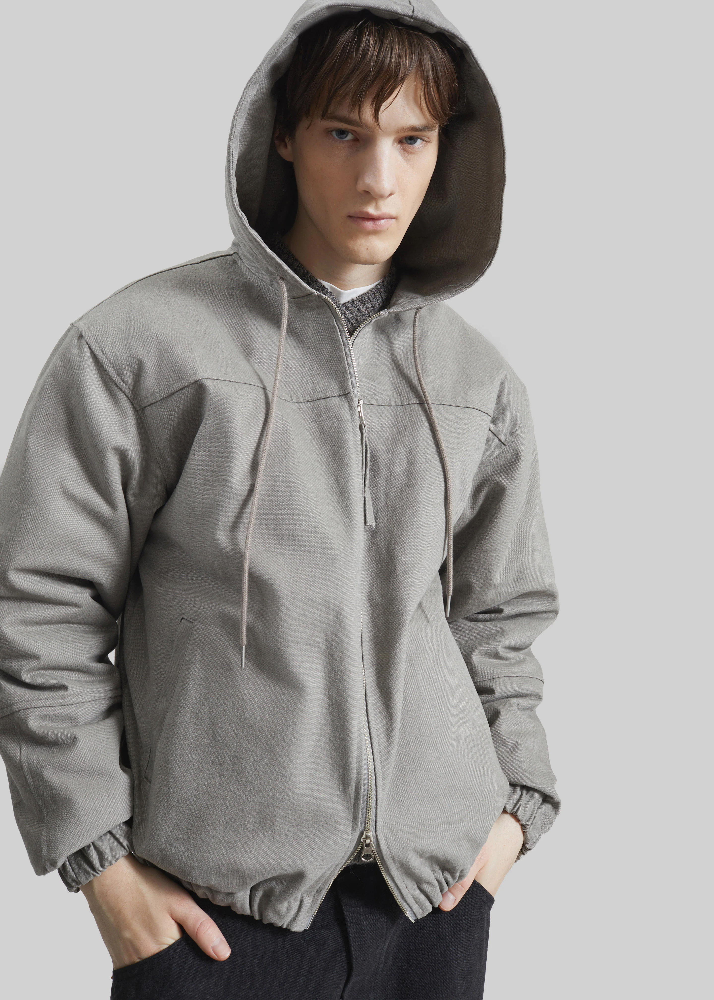Molkom Padded Jacket - Taupe - Image 7